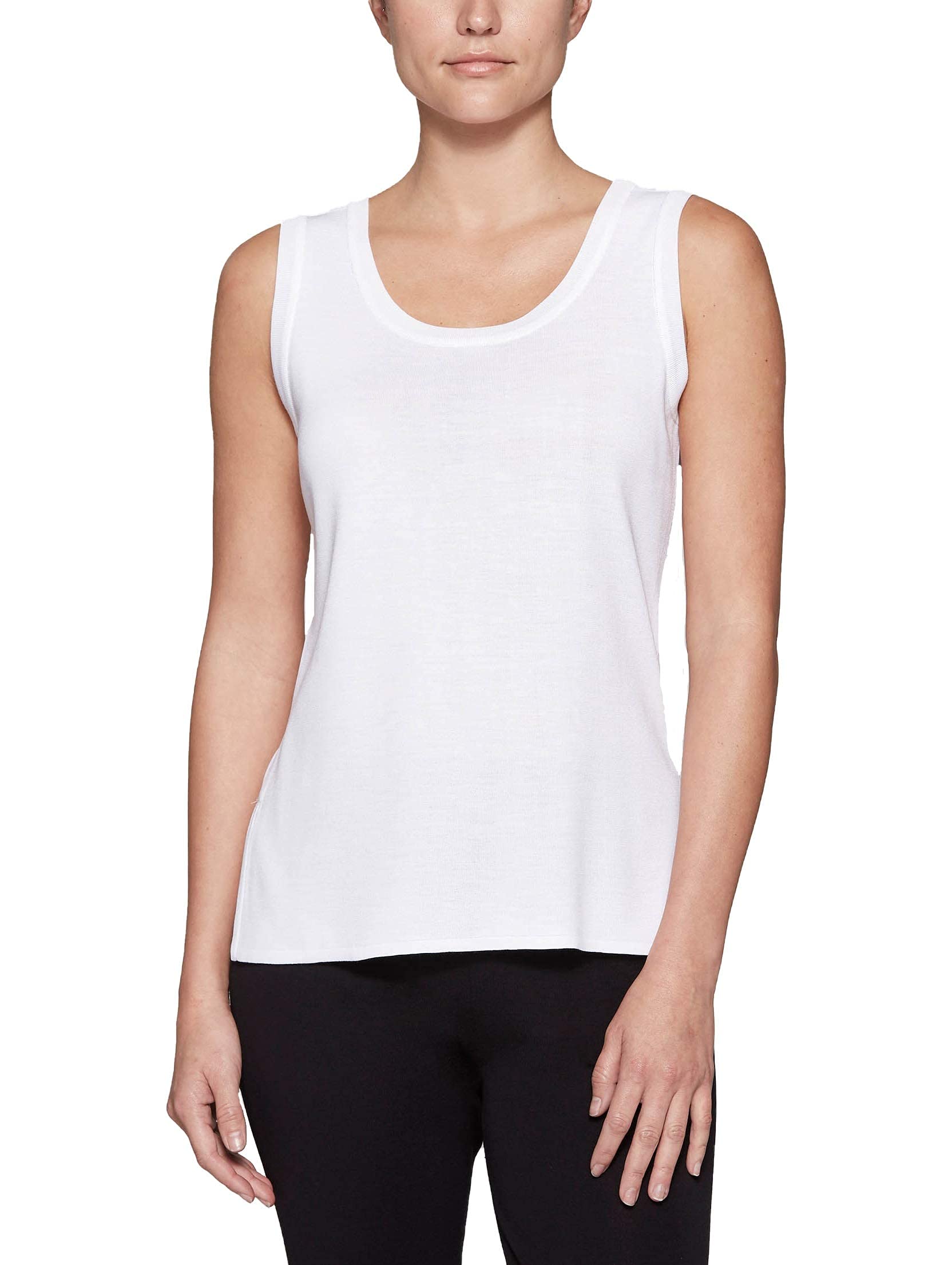 MISOOK Women's Knit Tank Top - Soft Stretchy Sleeveless Shirt for Summer, Casual Wear, Layering & Workout