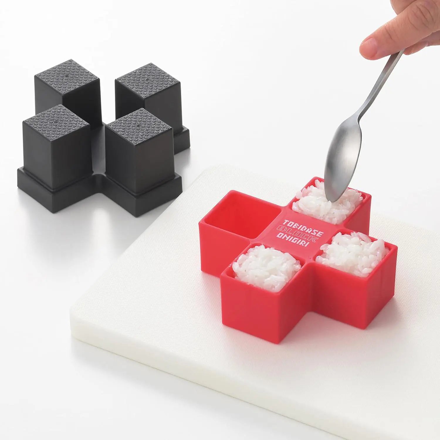 Akebono Polypropylene Block Onigiri Rice Ball Mold - Perfect for Making Japanese Rice Balls at Home, Picnics & Bento Boxes
