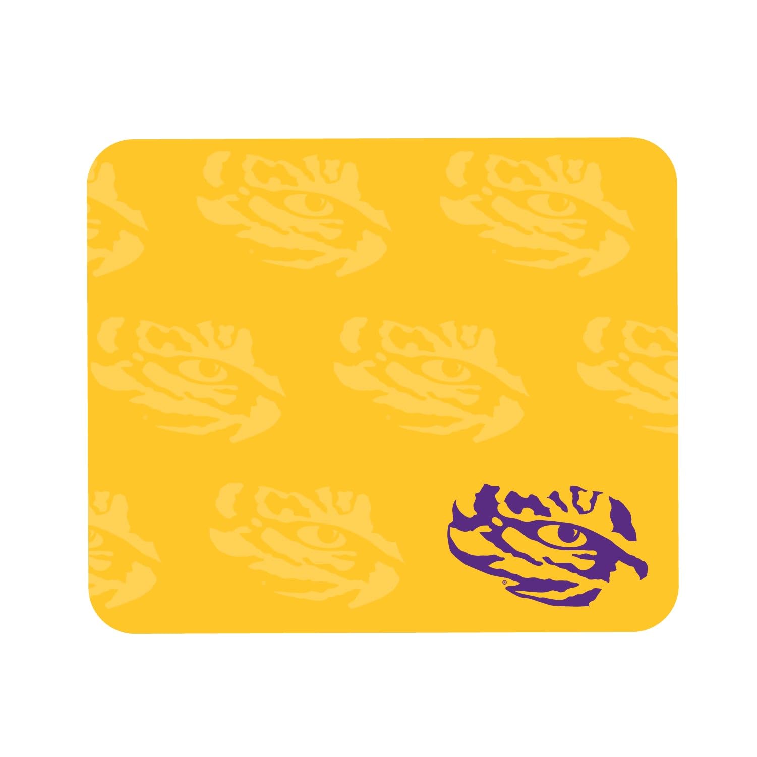 Louisiana State University LSU Tigers Mouse Pad - Non-Slip Fabric Gaming & Office Desk Mat for Computer, Laptop, Workstation - Perfect for Students, Fans & Alumni Gifts