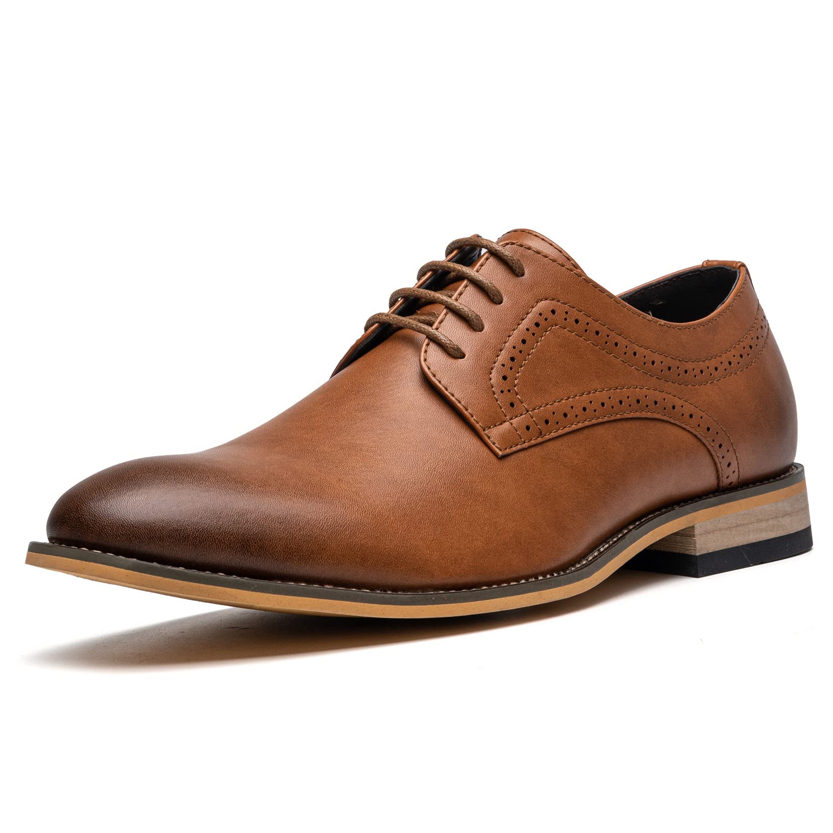 Men's Classic Oxford Dress Shoes - Formal Business Lace Up Derby Shoes for Men | Italian Style Modern Design | Perfect for Office, Weddings & Special Occasions
