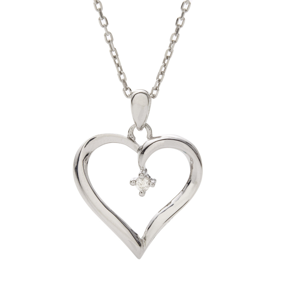 14K Gold Diamond Heart Pendant Necklace for Women - Elegant Valentine's Day Gift, Anniversary Jewelry | Perfect for Romantic Dates, Weddings & Special Occasions
