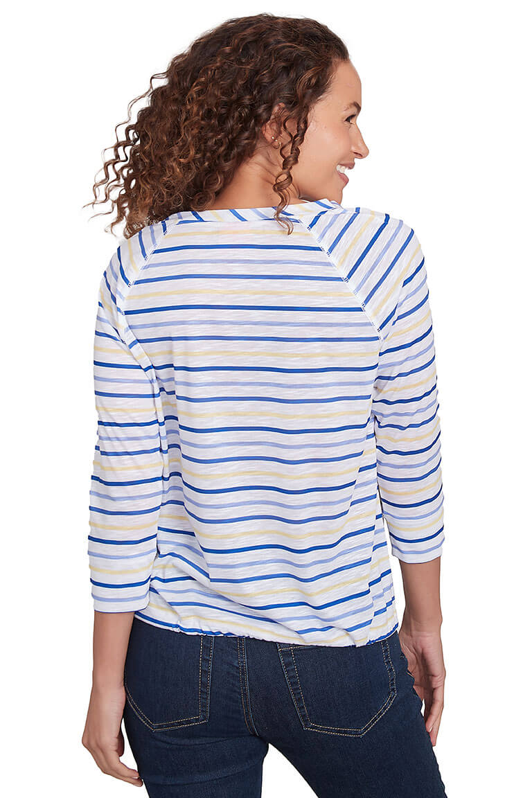 Stylish Striped Beach Top for Women - Trendy Summer Vacation & Poolside Outfit