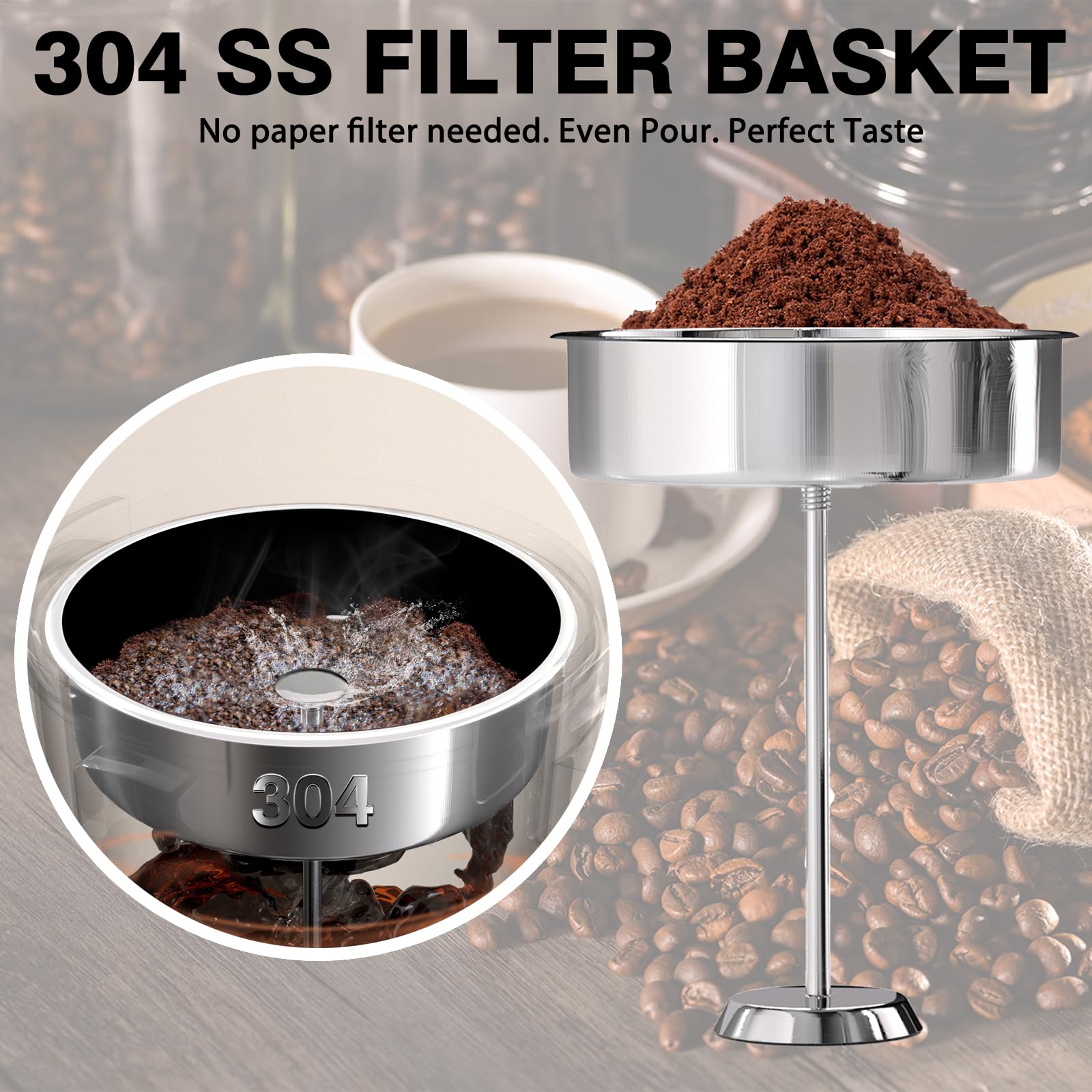 Commercial Grade 16.5L (110 Cups) Stainless Steel Electric Coffee Urn - Double Wall Insulated Large Coffee Dispenser for Catering, Events & Restaurants - Percolator Coffee Maker & Hot Water Dispenser for Parties, Weddings & Office Use