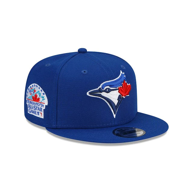 Toronto Blue Jays 91 All-Star Game Patch Up Blue Snapback Hat for Men - Vintage Baseball Cap for Game Day & Casual Streetwear