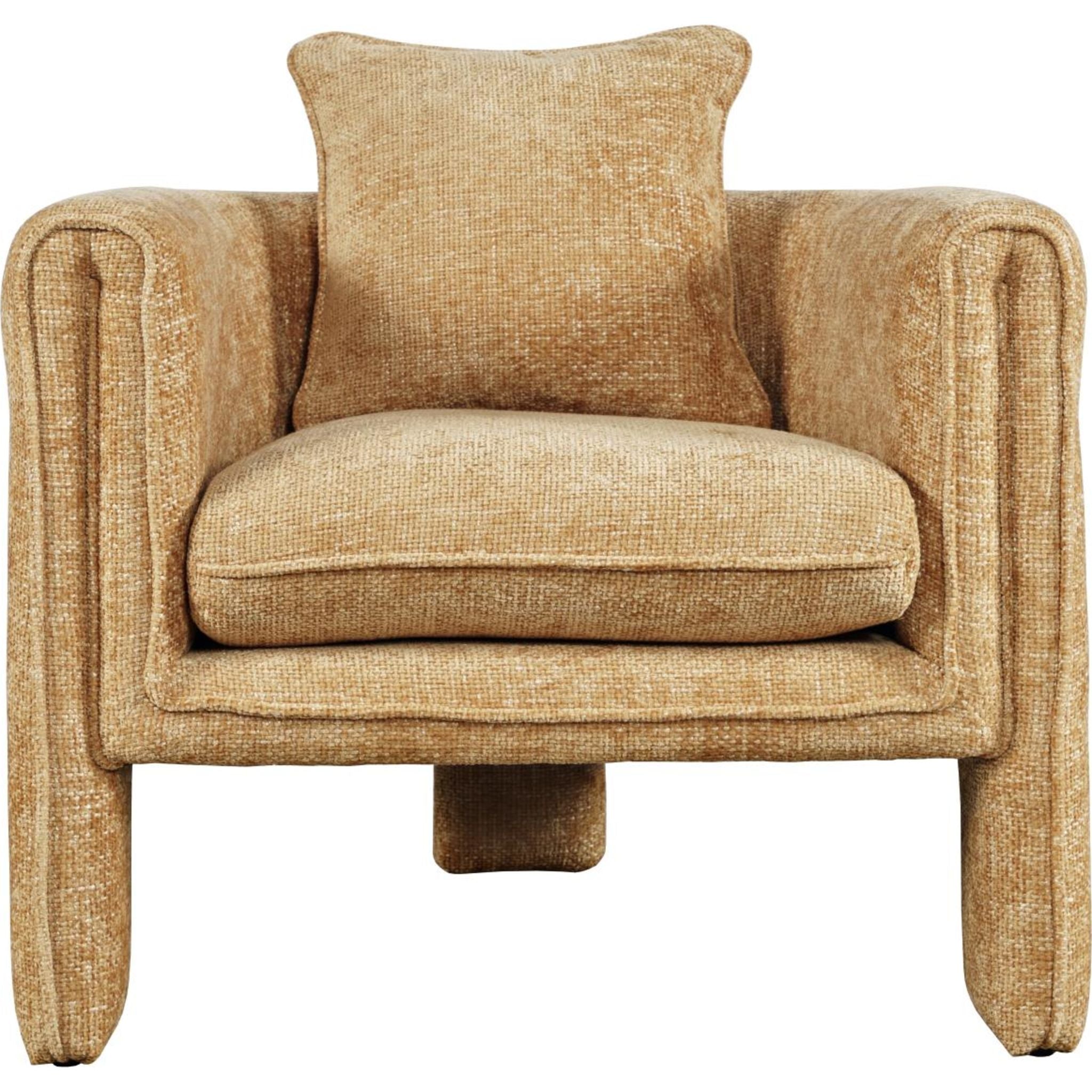 Adley Accent Chair - Modern Upholstered Living Room Chair with Solid Wood Legs | Perfect for Home Office, Bedroom, or Reading Nook