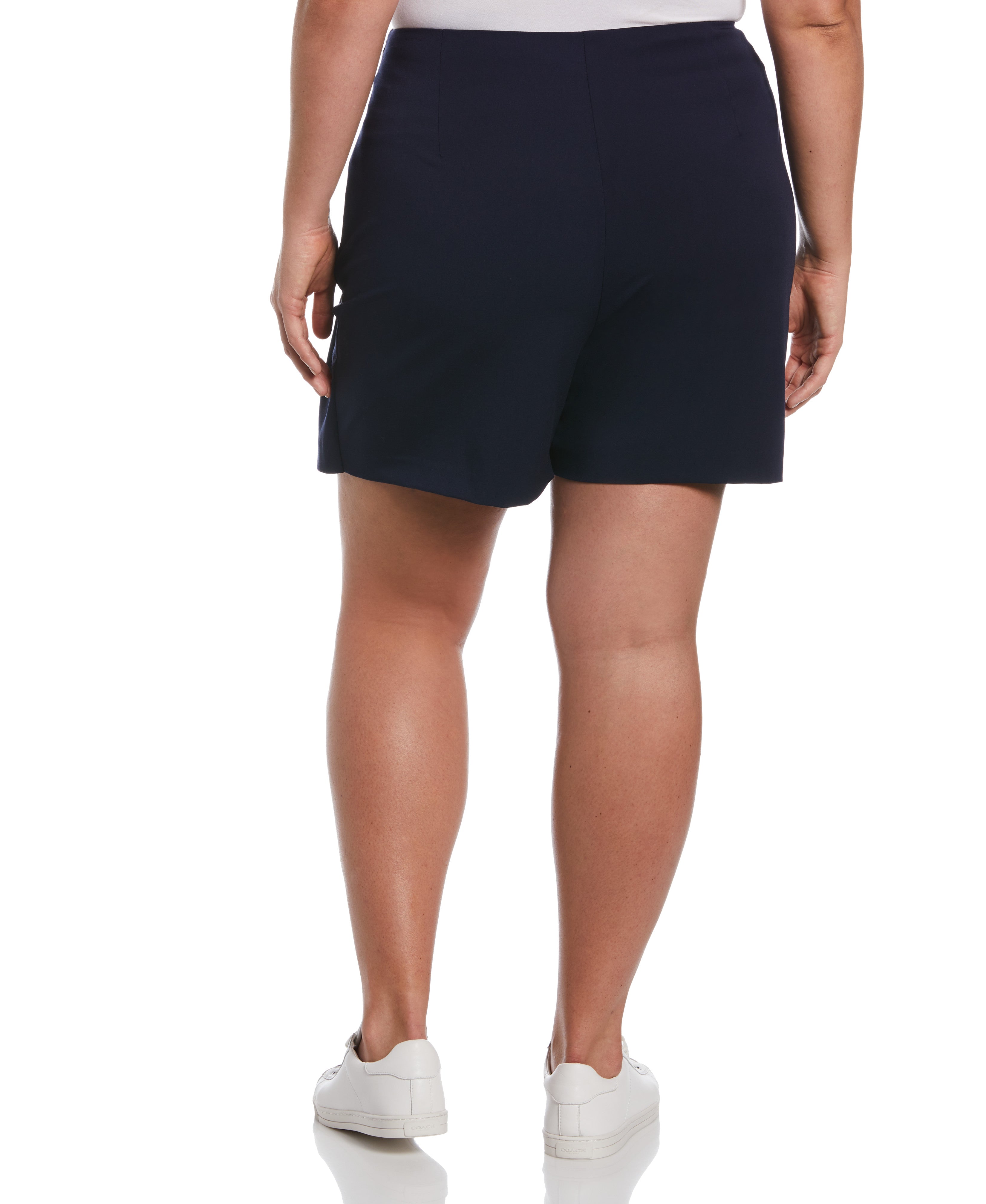 Plus Size Classic Fit Skort with Front Slit - Women's Stretchy Tennis Skirt for Golf, Yoga & Casual Wear | Comfortable & Flattering Activewear