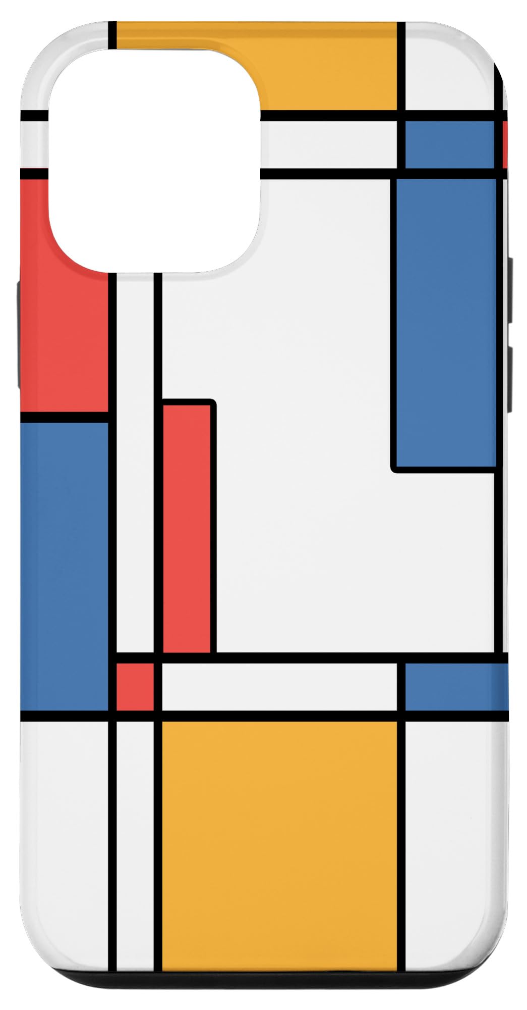 iPhone 12 Mini Case - Geometric Art Deco Abstract Design Protective Phone Cover | Trendy Gift for Women & Men | Perfect for Work, Travel & Everyday Use