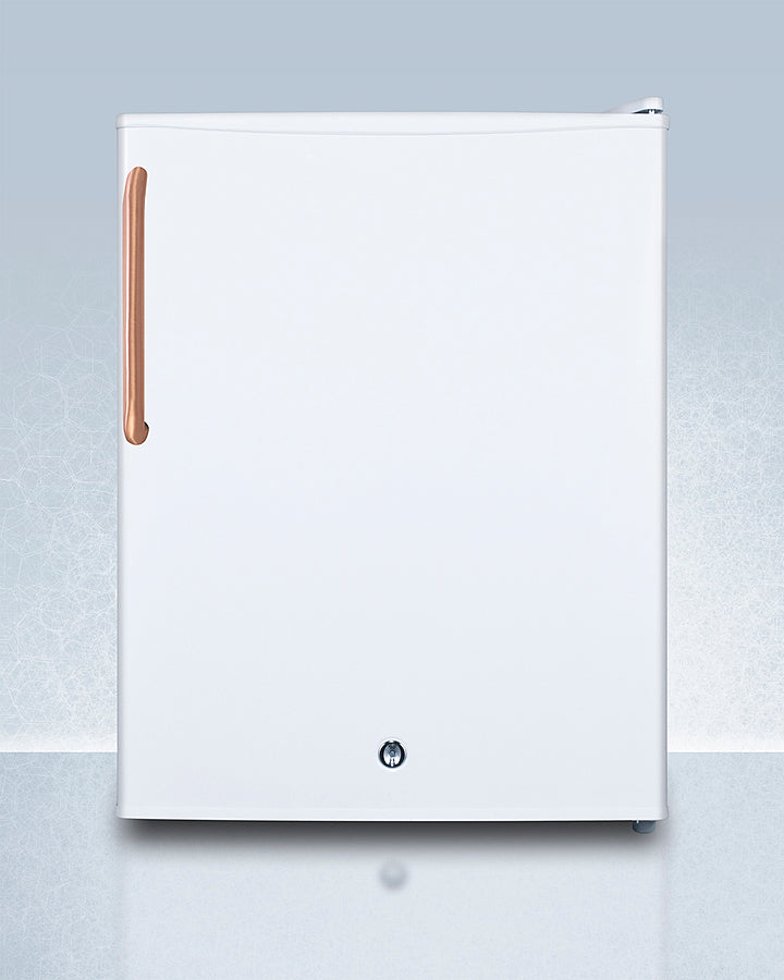 Accucold FF28LWHTBC Compact All Refrigerator with Antimicrobial Pure Copper Handle - Perfect for Dorms, Offices, and Small Apartments