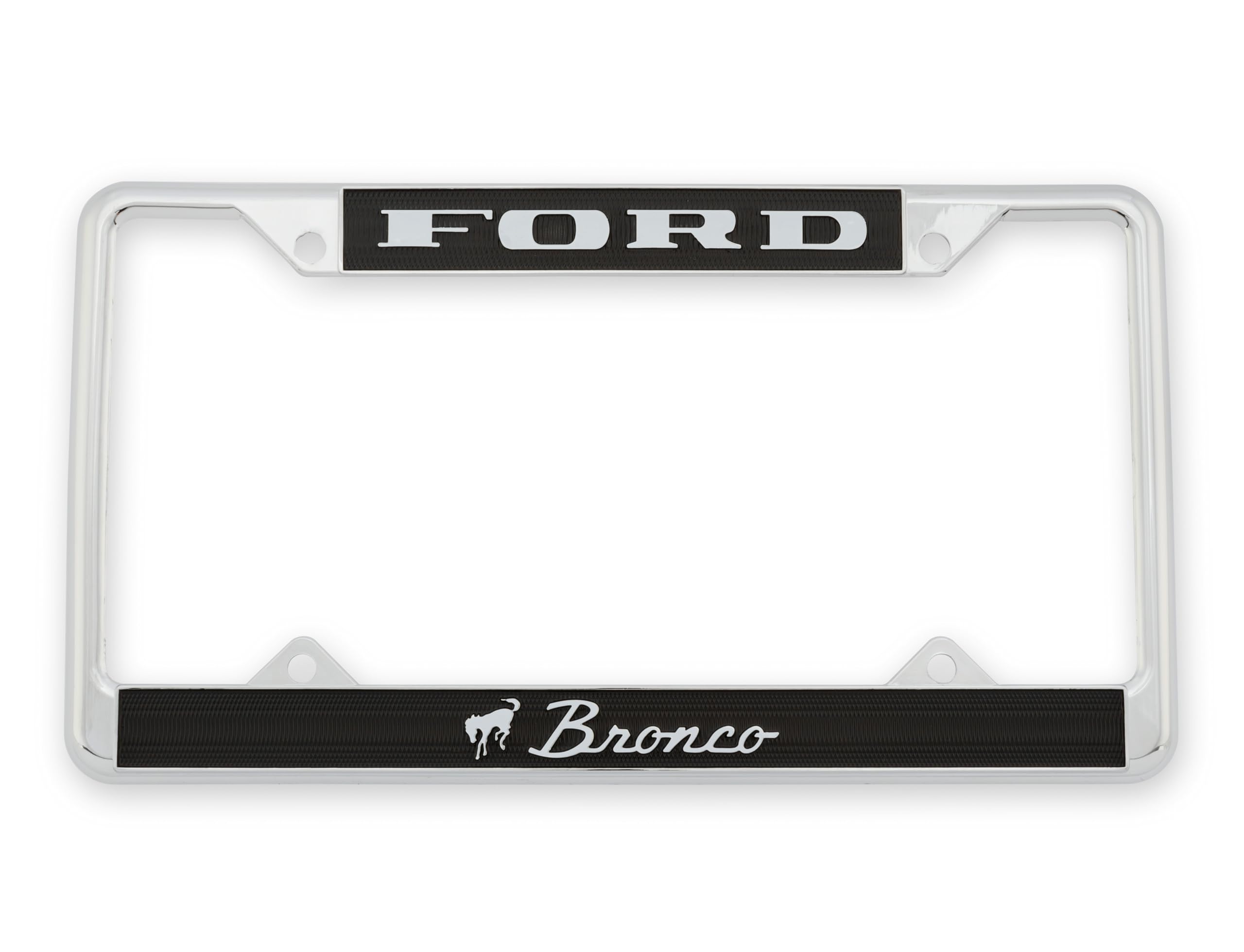 Scott Drake Bronco License Plate Frame - Heavy Duty Stainless Steel, Rustproof & Durable - Perfect for Ford Bronco & Off-Road Adventures