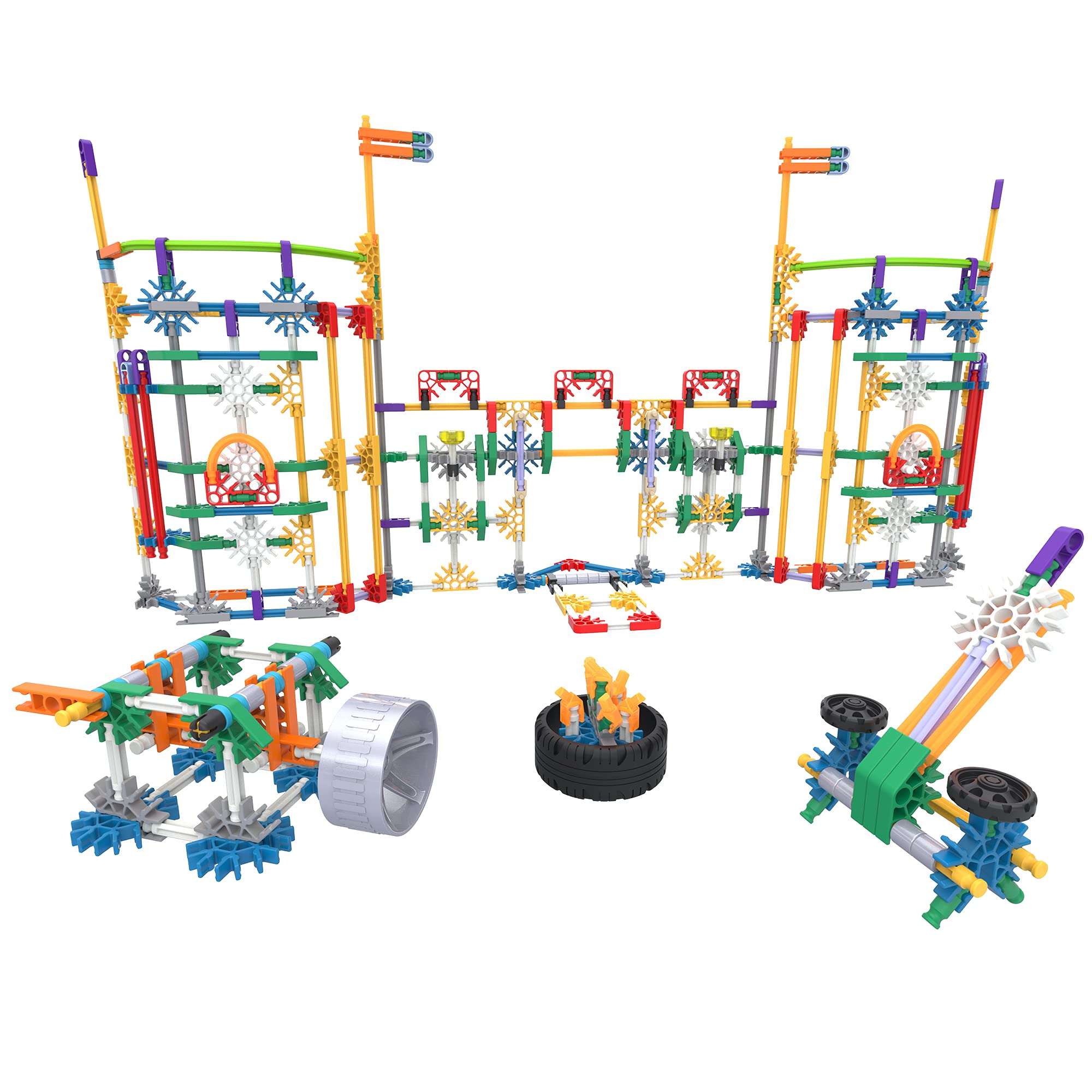 **K'NEX 80209 Mega Models Building Set – 700-Piece STEM Learning Kit for Kids Ages 7+ | 3D Educational Construction Toys, Engineering Building Blocks for Creative Play | Perfect for Classroom, Homeschool & Family Fun**