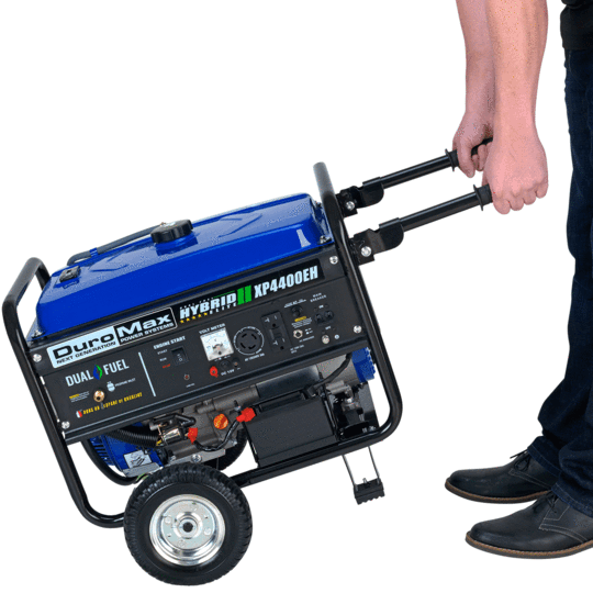 DuroMax XP4400EH 3500W/4400W Dual Fuel Portable Generator with Electric Start - Ideal for Home Backup Power, Camping & Emergency Use