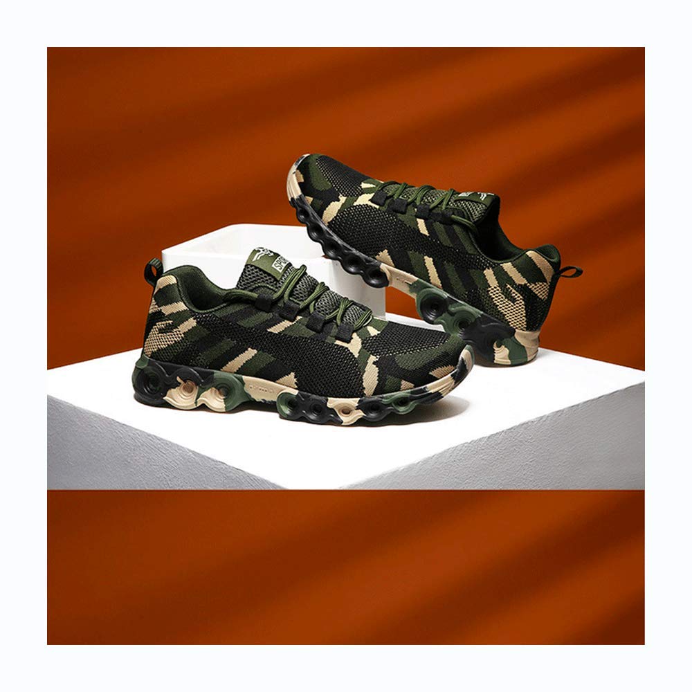 Breathable Casual Sneakers for Women & Men - Army Green & Black Trainers with Insoles | Comfortable Walking, Running, Gym Workouts