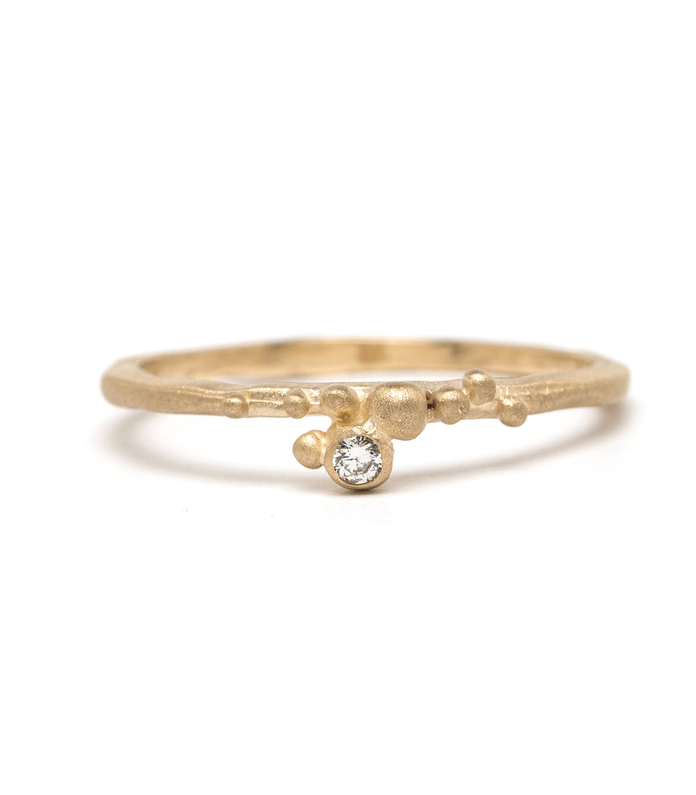 Boho Diamond Stacking Rings for Women - Mini Dewdrops Stackable Rings Set - Dainty Gold & Silver Rings for Layering - Perfect for Everyday Wear, Gift Giving & Boho Fashion