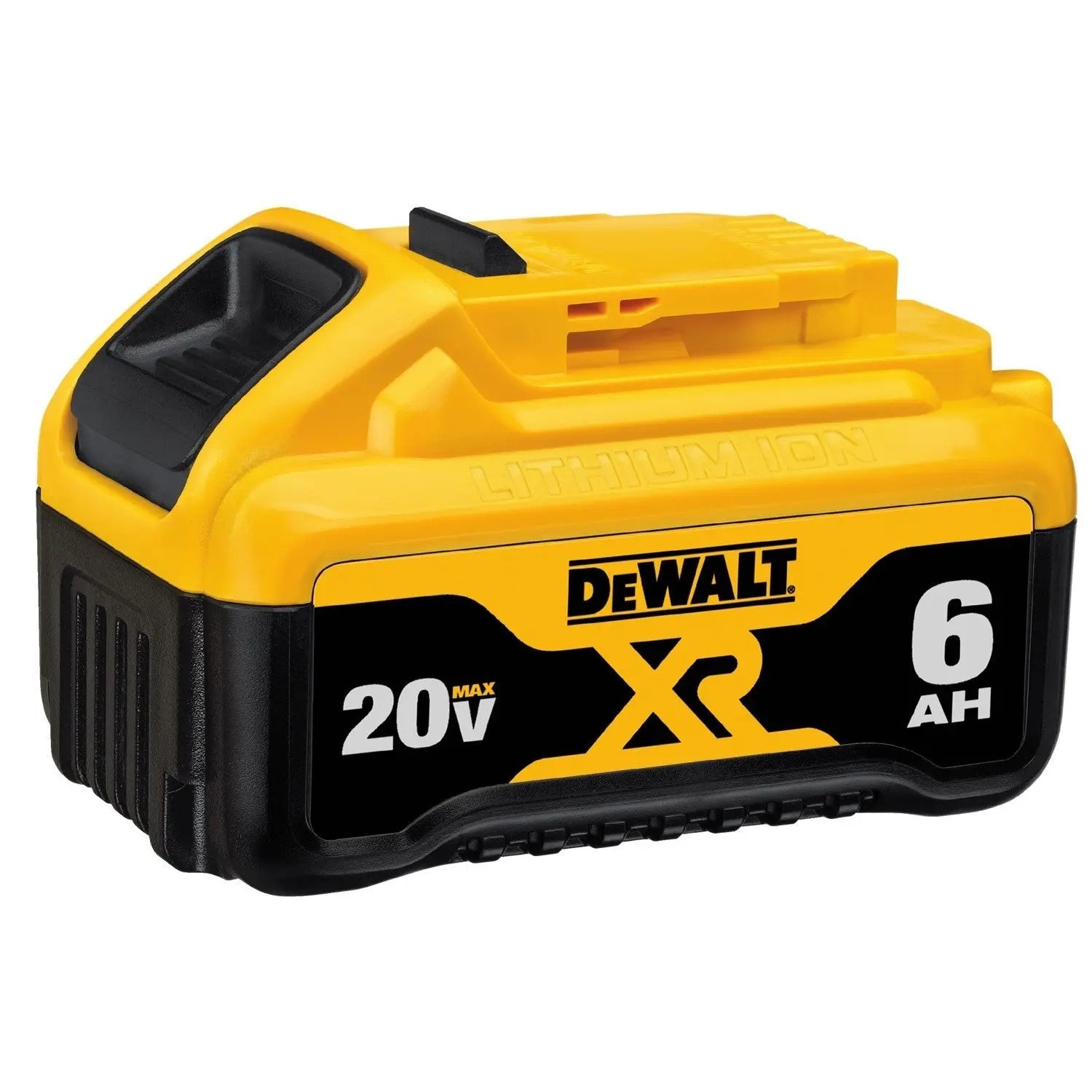 DEWALT DCB206 20V MAX 6.0Ah Lithium Ion Battery Pack - High Capacity Power Tool Battery for Drills, Saws & Outdoor Equipment - Perfect for Construction, Woodworking & DIY Projects
