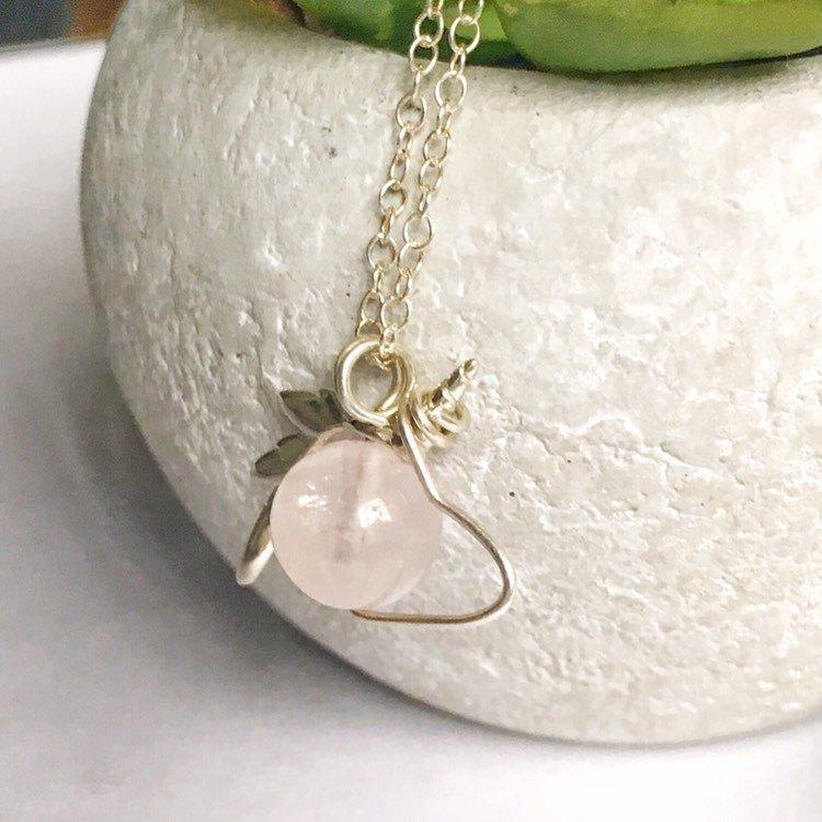 Rose Quartz Necklace with Unicorn Charm - 925 Sterling Silver Jewelry for Women | Healing Crystal Gift for Birthday, Valentine's Day & Spiritual Wellness