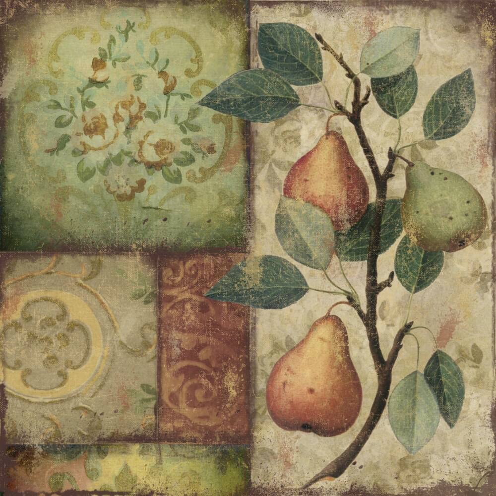 Color Bakery Les Poires I Accent Tile - Handmade Ceramic Wall & Floor Tile - Perfect for Kitchen Backsplash, Bathroom, and Fireplace Decor