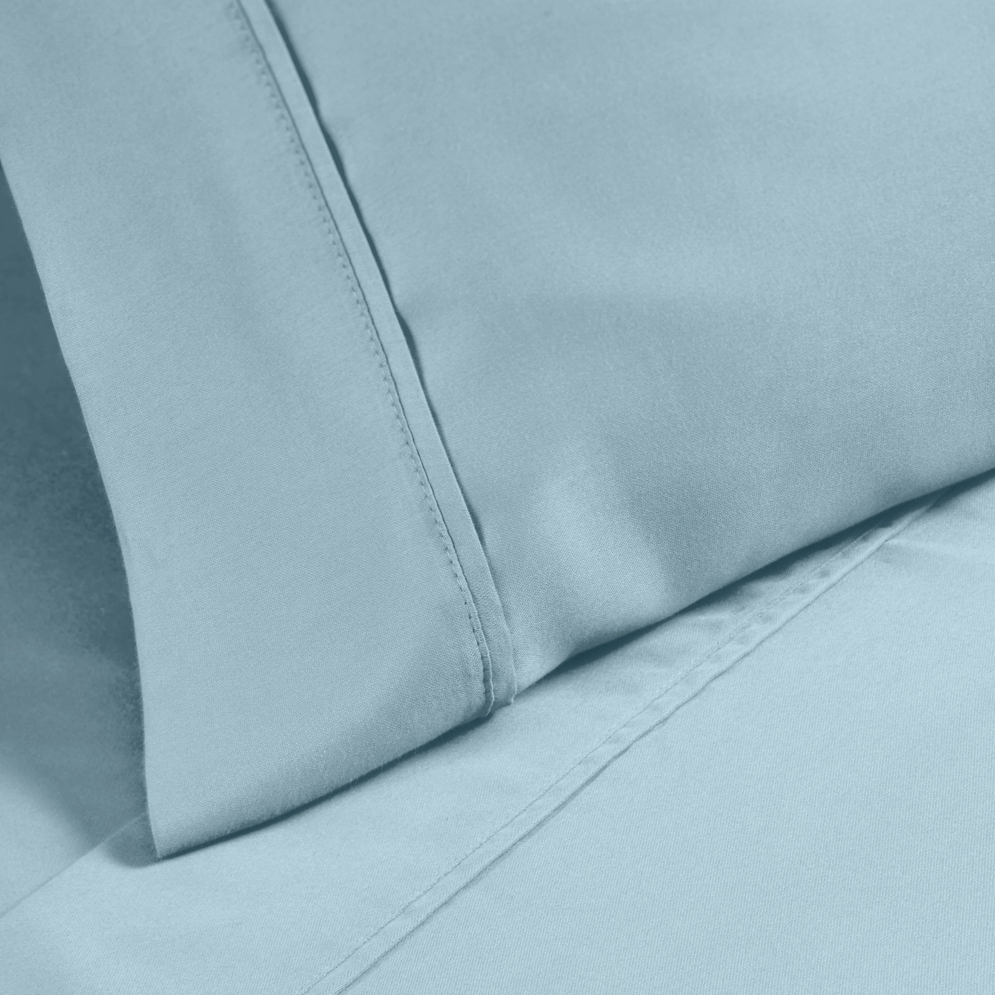 1200 Thread Count Cotton Rich Solid Deep Pocket Bed Sheet Set - Queen Size, Ultra Soft & Breathable - Perfect for Luxury Hotels, Guest Rooms & Master Bedrooms