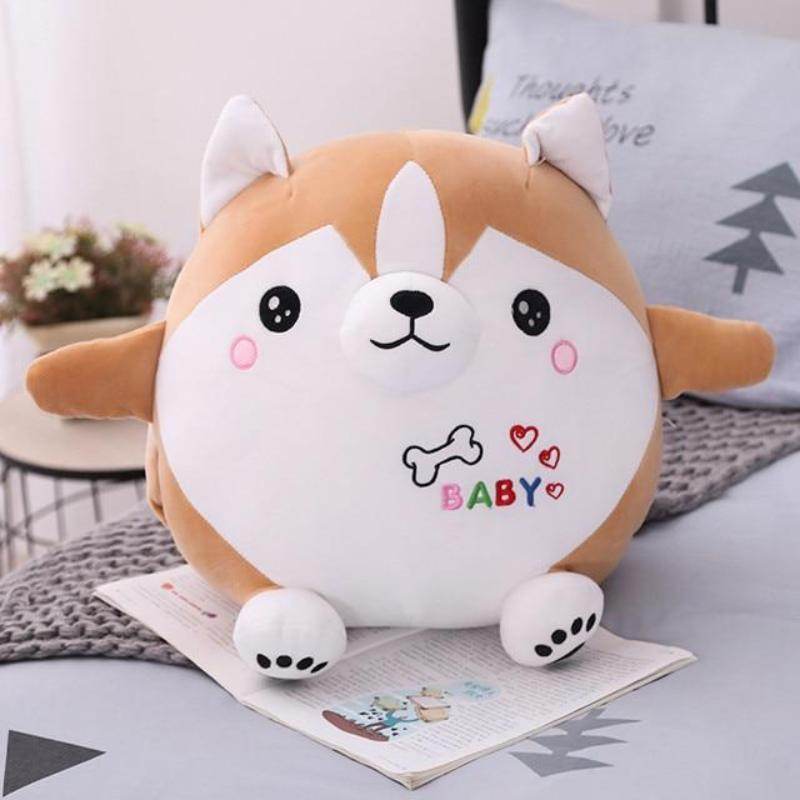 Adorable Baby Shiba Inu Plush Toy - Soft Stuffed Animal Dog for Kids & Collectors - Perfect for Cuddling, Gifts, and Home Decor