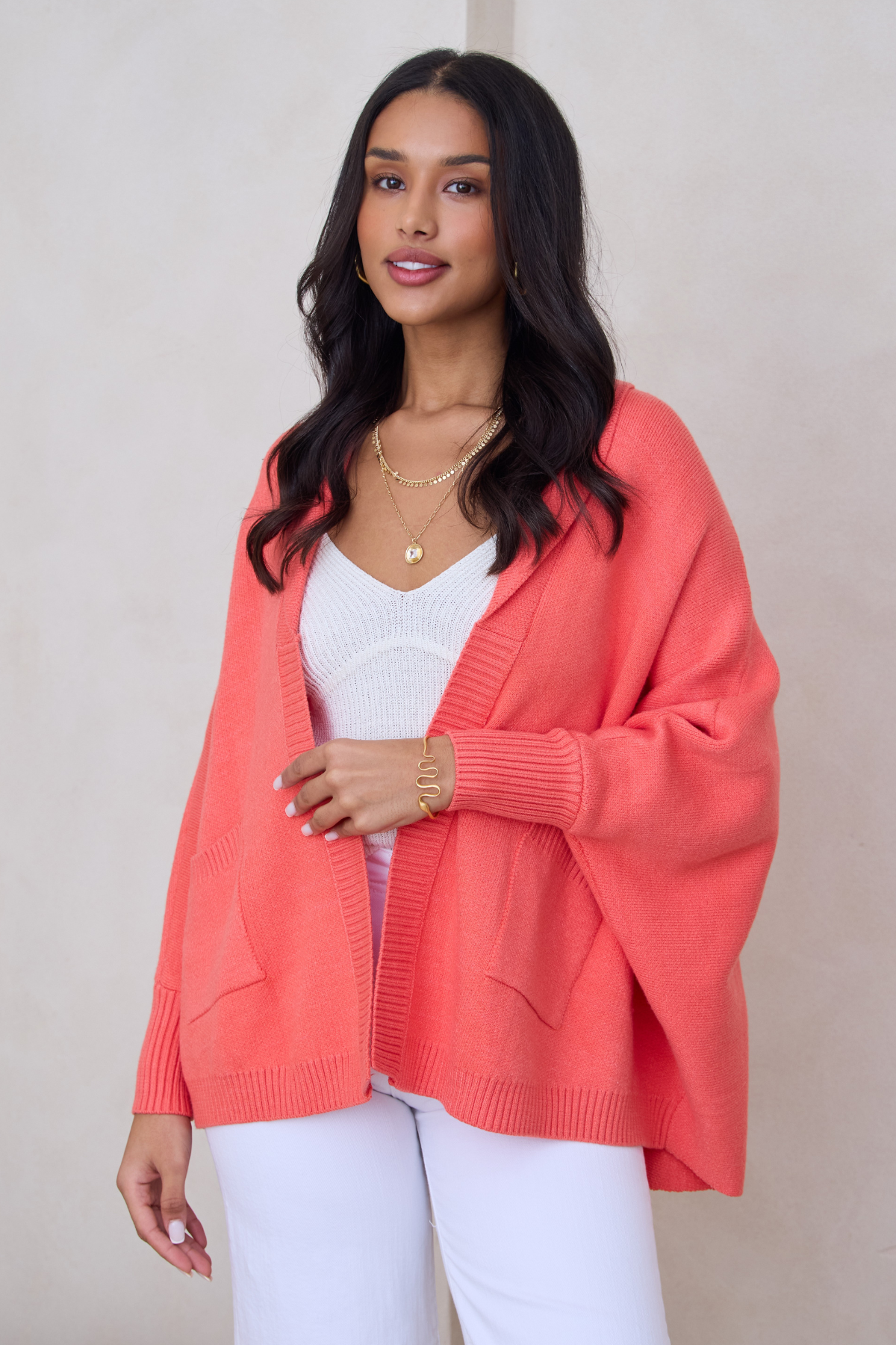Open Front Oversize Cardigan for Women - Soft Chunky Knit Long Cardigan Sweater | Perfect for Fall, Winter, and Layering Outfits