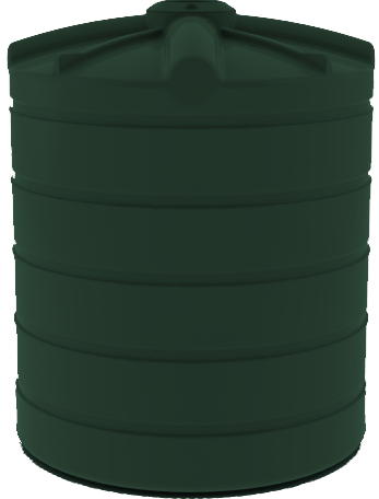 5000L Round Water Storage Tank - Heavy Duty Plastic Container for Rainwater Harvesting, Agriculture, and Industrial Use