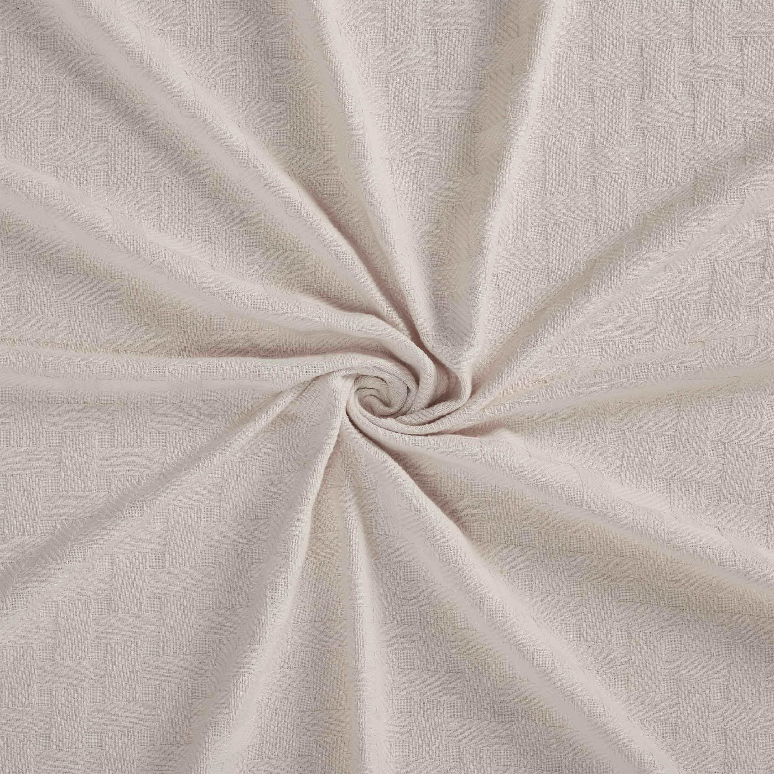 Soft Basketweave All-Season Cotton Bed Blanket & Sofa Throw - Lightweight Breathable Blanket for Bedroom, Living Room, Travel and Outdoor Use
