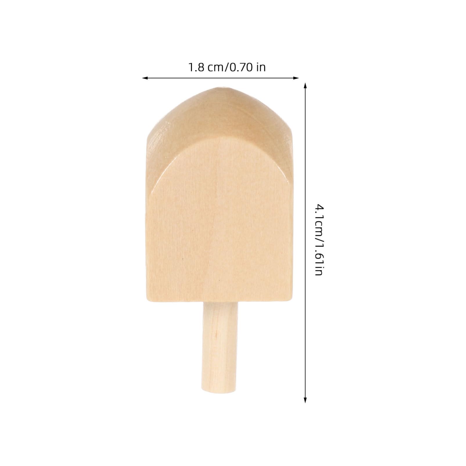 10pcs Unfinished Wooden Hanukkah Dreidels - DIY Craft Painting Toys for Kids, Educational Jewish Holiday Game for Boys and Girls - Perfect for Hanukkah Parties, Classroom Activities & Holiday Decorations