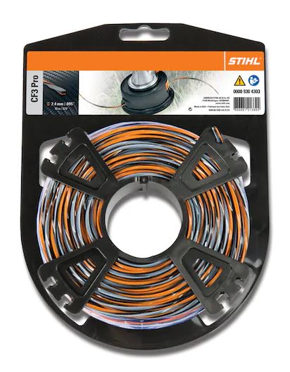 STIHL .105 CF3 Professional Carbon Trimmer Line - 1/2 lb Spool | High-Performance Weed Eater String for Lawn Care & Landscaping