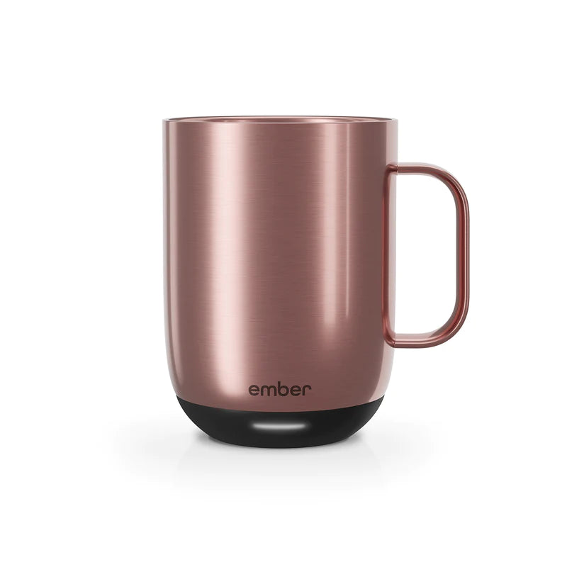Ember 14Oz Metallic Travel Mug - Smart Temperature Control Stainless Steel Coffee Cup for Hot & Cold Drinks - Perfect for Commuting, Office, and Outdoor Adventures