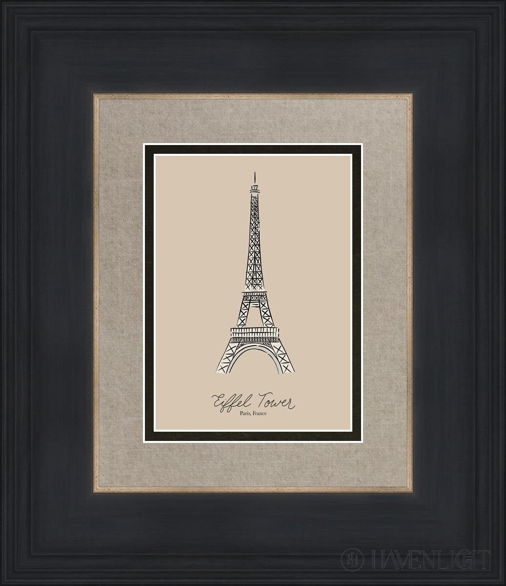 Eiffel Tower Art Print by Elise Gomez - Elegant Parisian Wall Decor for Home, Office & Gifts