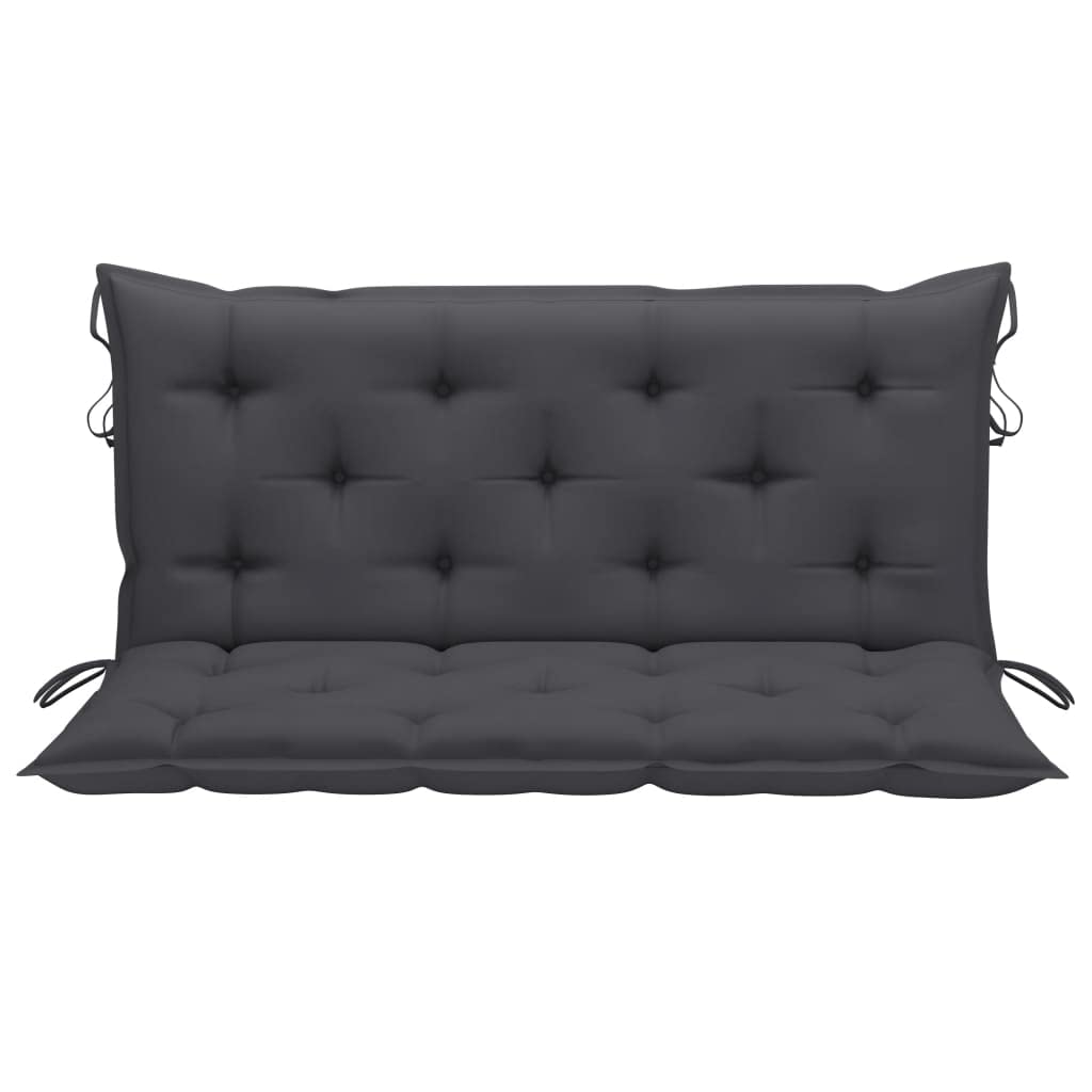 YEZIYIYFOB Outdoor Rocking Chair Cushion Set of 2 - Waterproof Patio Swing Seat Covers for Garden, Lawn, Porch - Anthracite Gray 47.2