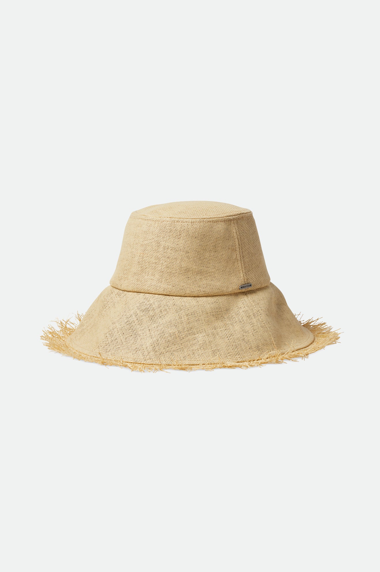 Alice Straw Bucket Hat for Women - Natural Tan Sun Hat for Beach, Summer & Outdoor Activities