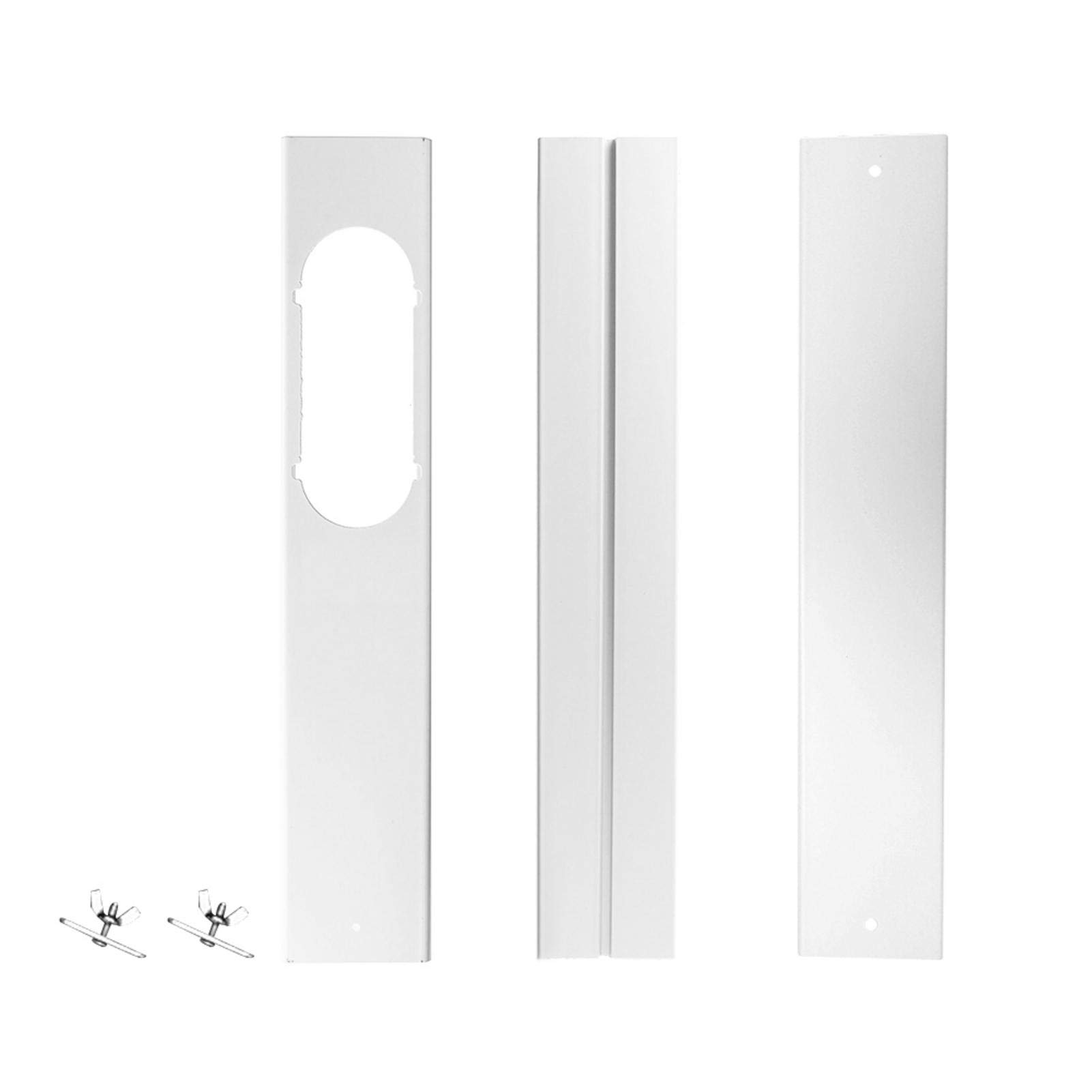 Universal AC Window Vent Kit - Adjustable Sliding Window AC Seal Plate for Portable Air Conditioners & Heaters | Perfect for Bedroom, Living Room, Office & RV Use
