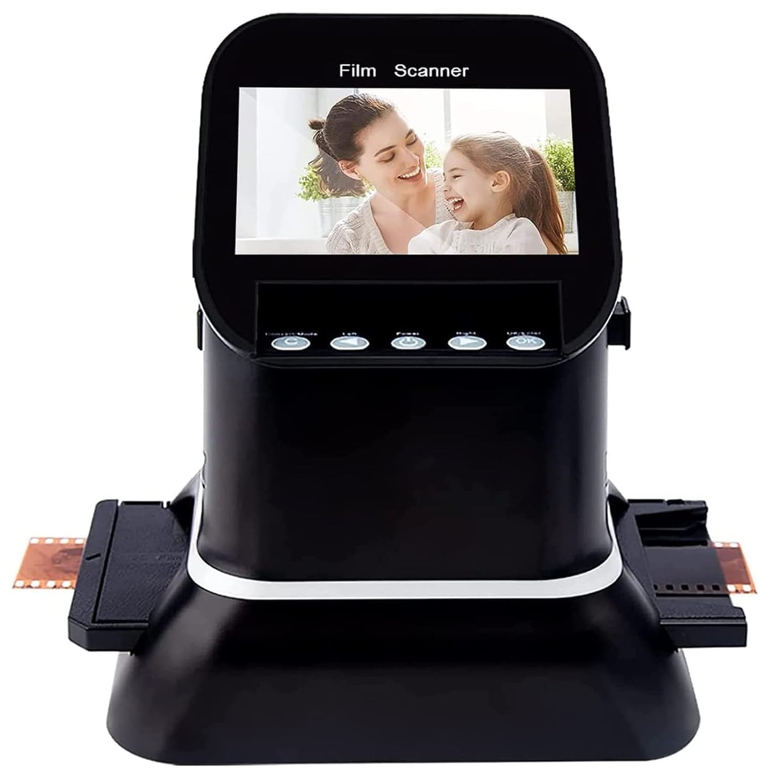 High Resolution 120 Film Scanner - Convert 35mm, 135, 126, 127 Negatives & Slides to Digital JPEG, 1080P LCD Screen, Supports 5 Film Formats | Perfect for Digitizing Old Photos, Film Restoration & Archiving Family Memories