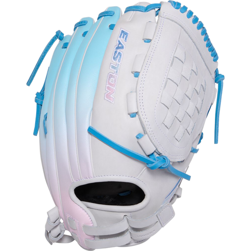 Easton Professional Collection Color Splash Fastpitch Softball Gloves 12.5 Inch - PCFP125 3WCBP for Women & Girls - Perfect for Fastpitch Games, Training & Practice