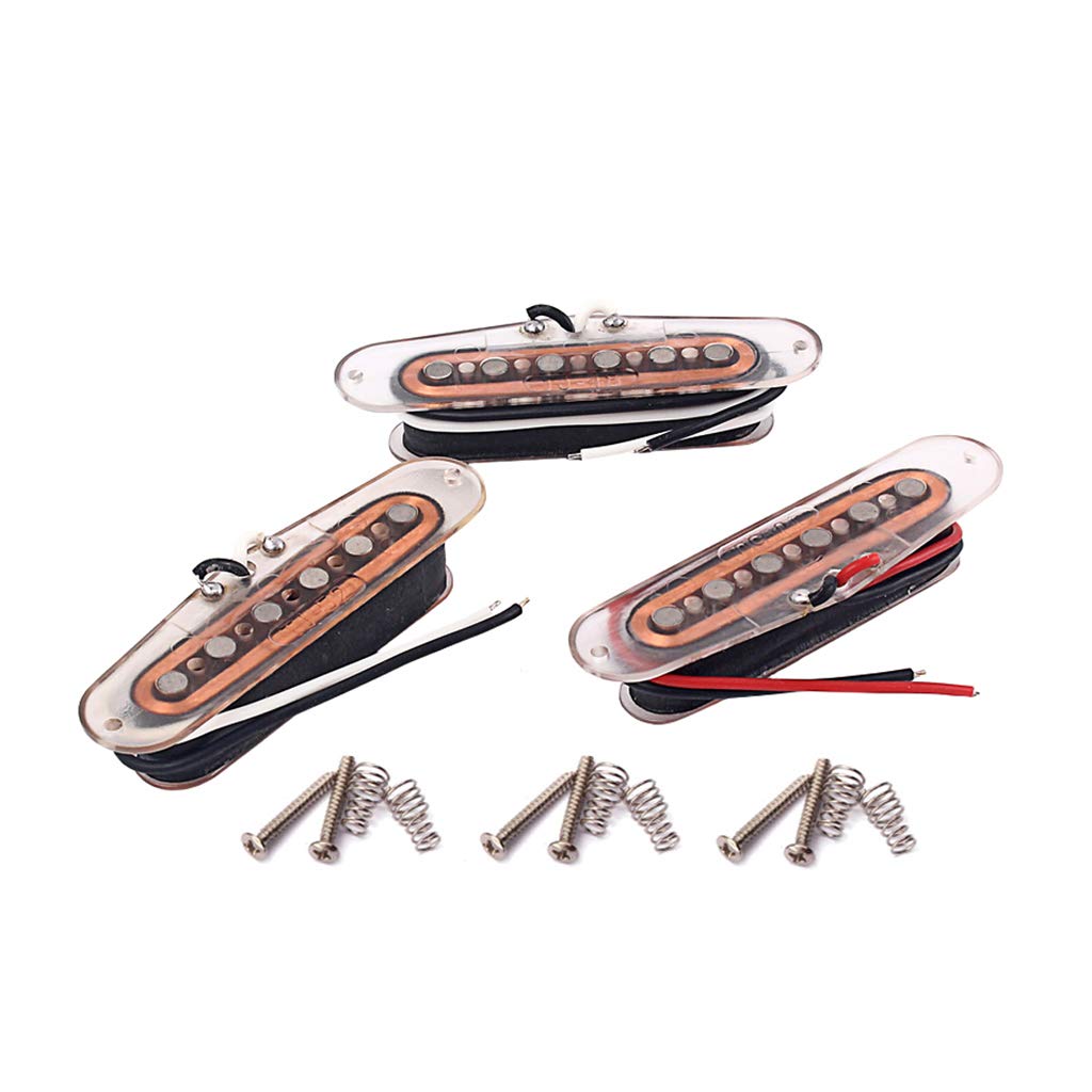 Alnicov 3PCS/Set 6-String Single Coil Guitar Pickups for Fender Stratocaster & Squier - Perfect for Electric Guitar Upgrades & DIY Repairs