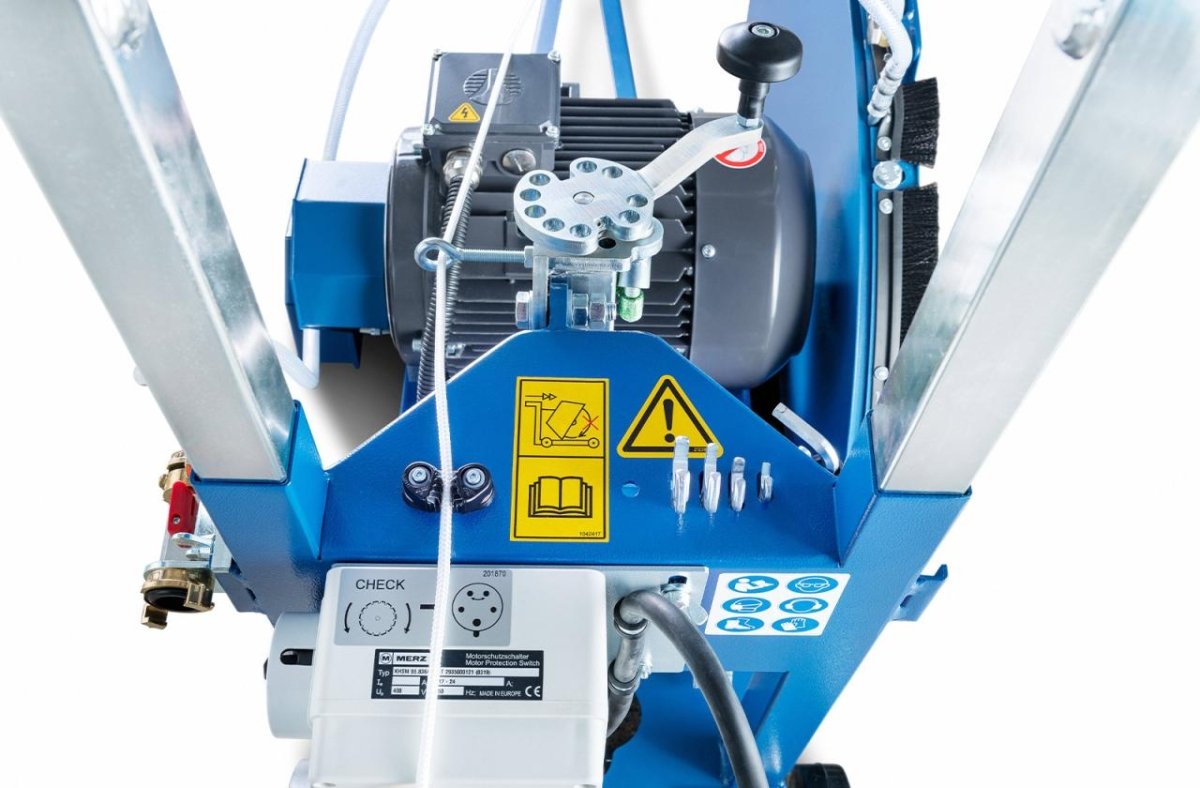 CompactCut 401 E Floor Saw - Heavy Duty Concrete Cutting Saw for Professional Construction & DIY Projects - Perfect for Driveways, Sidewalks & Patio Renovations