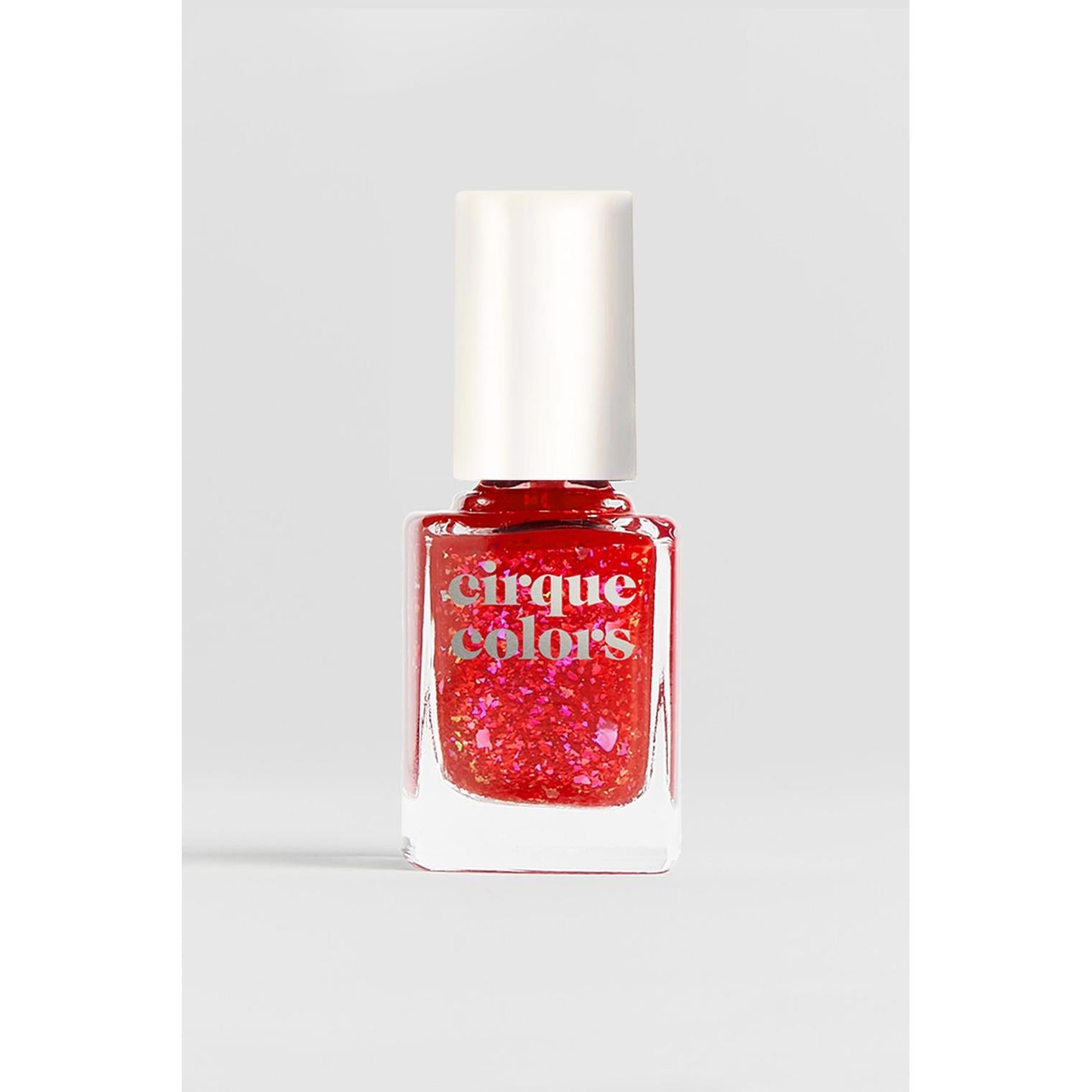 Cirque Colors Candy Apple Red Nail Polish - 0.37 oz Long Lasting Vegan Nail Lacquer - Perfect for Manicures, Pedicures & Special Occasions
