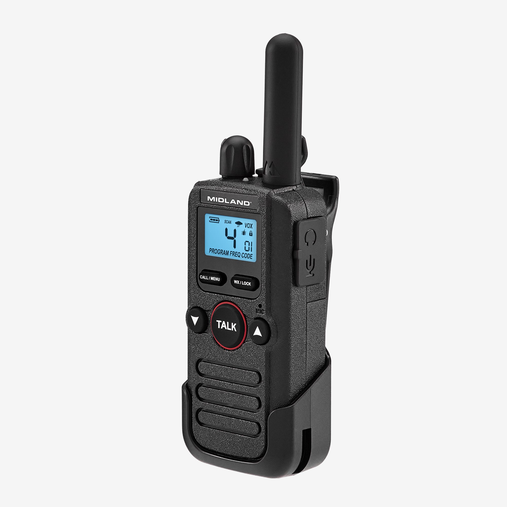 BR180 BizTalk® Business Band Two Way Radio with LCD Backlit Display - 6 Pack Bundle (BR180X6BGC) - Ideal for Construction Sites, Warehouses & Outdoor Events