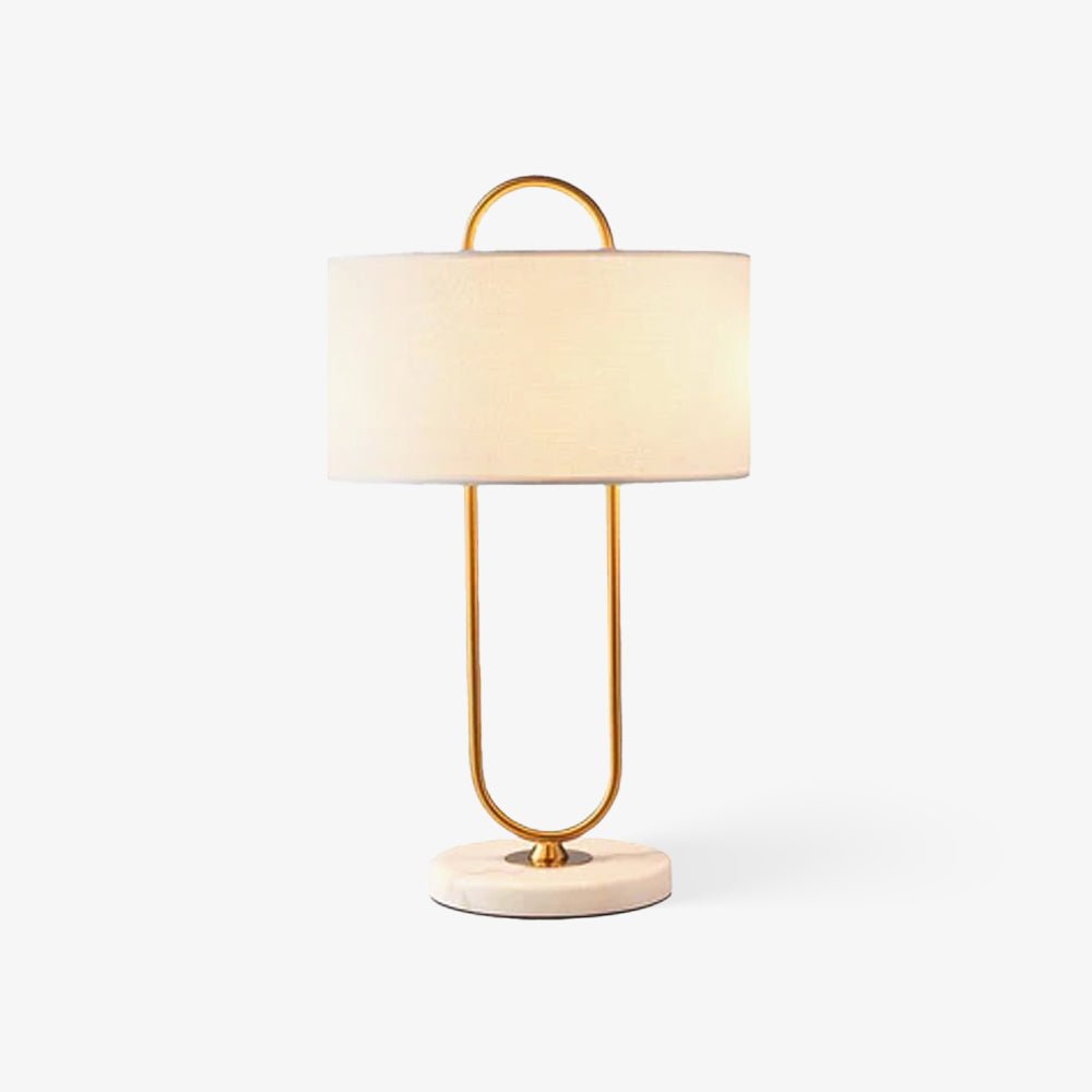 Warner Modern Table Lamp - Stylish LED Nightstand Light for Bedroom, Living Room & Office - Energy Efficient & Adjustable Brightness