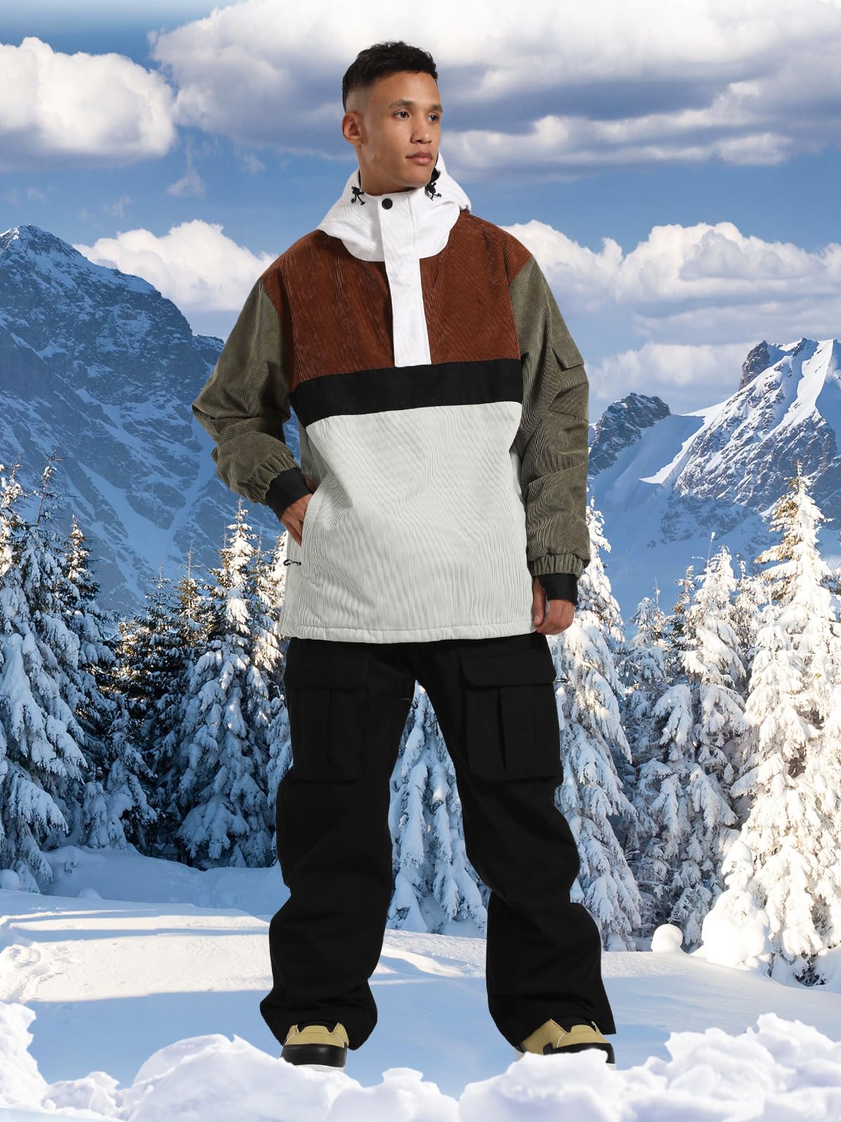 Waterproof Windproof Ski Jacket for Women & Men - Insulated Snowboard Coat for Skiing, Snowboarding & Winter Sports - Perfect for Cold Weather & Outdoor Adventures