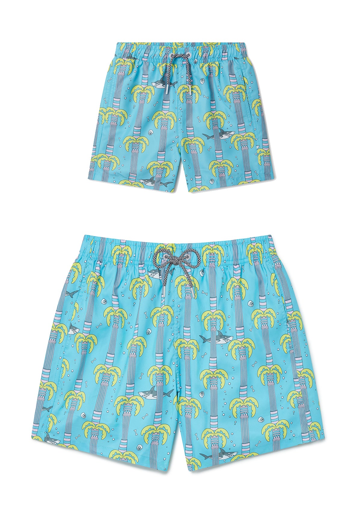**Atlantis Swim Shorts for Men & Boys - Quick-Dry, UPF 50+ Swim Trunks for Beach, Pool & Vacation - Father & Son Matching Swimwear Set**