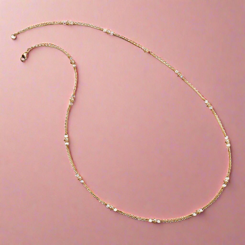 Elegant Pearl Whisper Chain Necklace - Dainty Pearl Jewelry for Women | Perfect for Weddings, Date Nights & Special Occasions