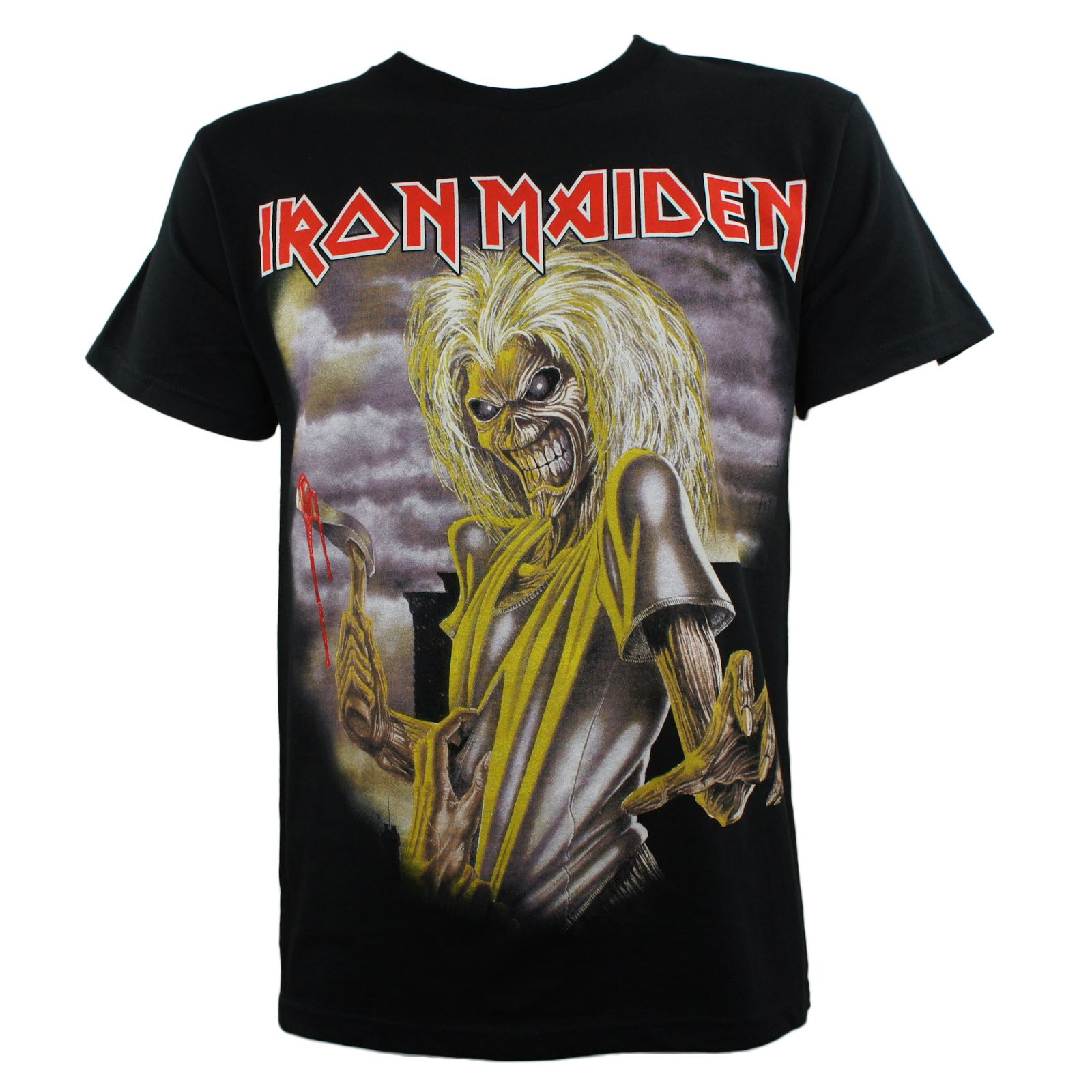 Iron Maiden Men's Killers Graphic T-Shirt - Black Band Tee for Concerts & Casual Wear | Vintage Rock Music Merchandise