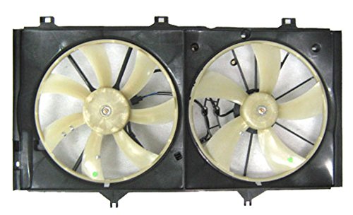 DEPO 324-55012-000 Replacement Engine Cooling Fan Assembly - Aftermarket Cooling Fan for Car Engine - Perfect for Overheating Prevention & Vehicle Maintenance