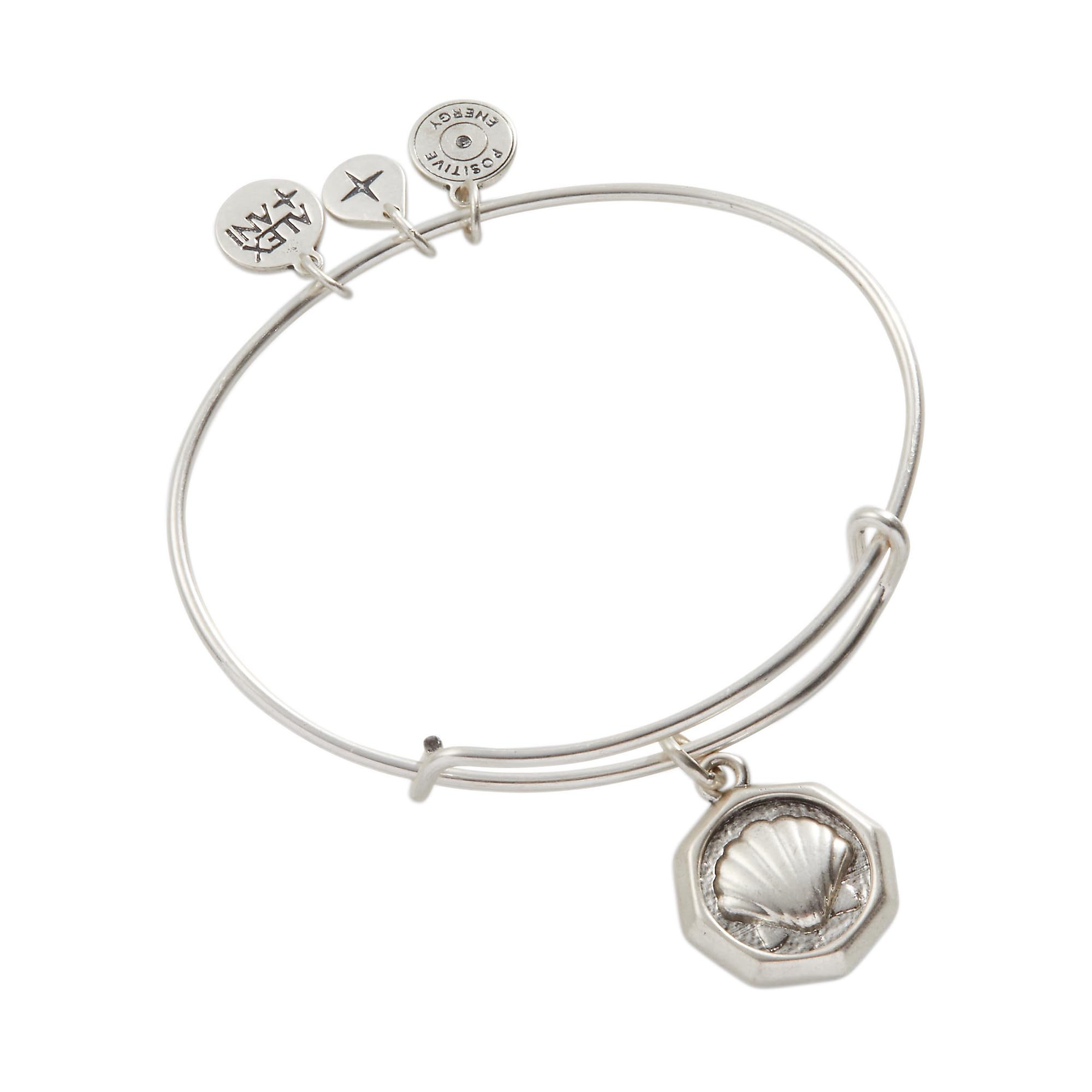 Alex and Ani Shell Charm Bracelet - Adjustable Bangle with Natural Shell Charms for Women | Perfect for Beach Vacations, Summer Outfits & Boho Style Accessories