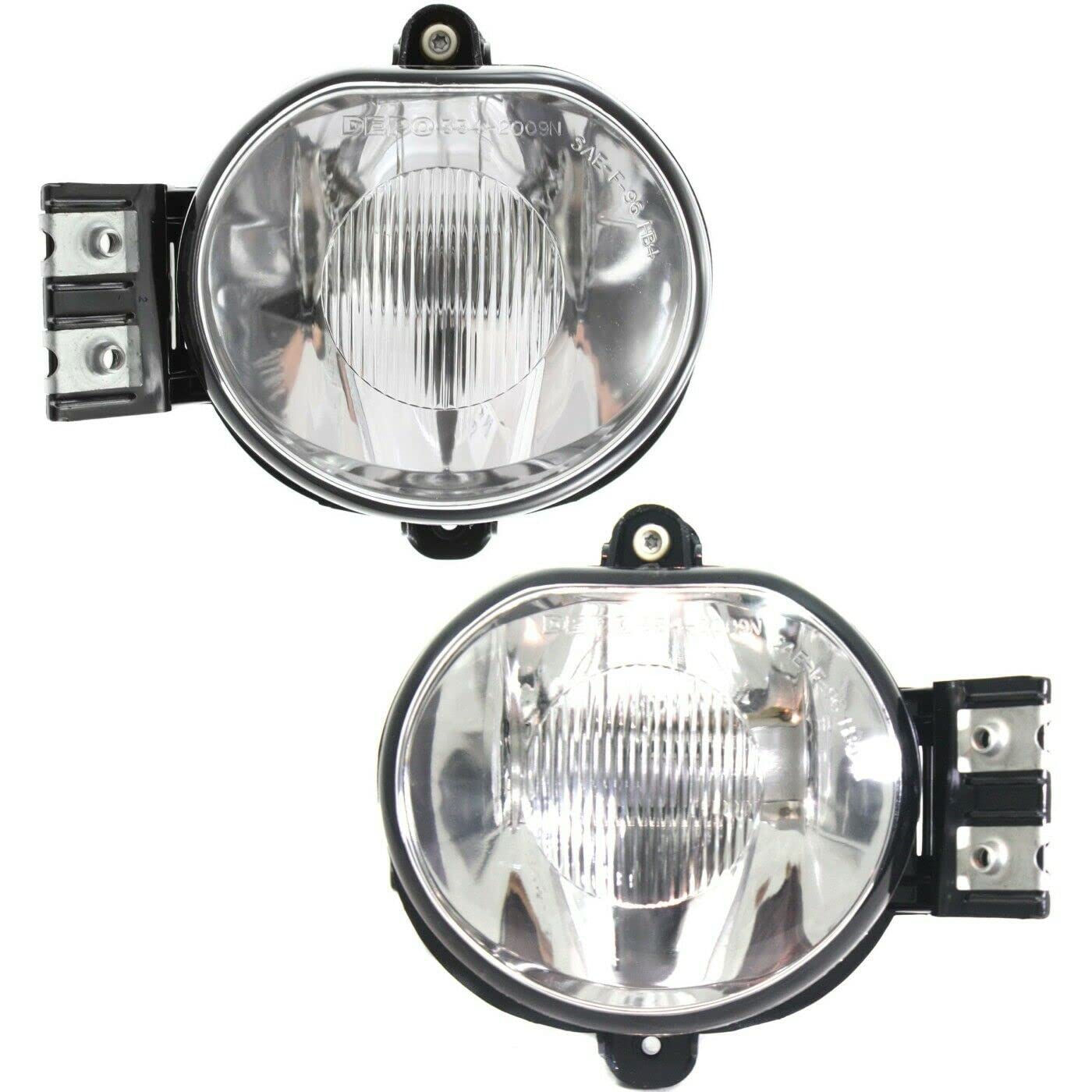 2002-2008 Dodge Ram 1500 & 2003-2009 Ram 2500 Replacement Fog Light Kit - Set of 2 High-Quality Front Fog Lights by Mechanics Choice | Perfect for Night Driving & Off-Road Adventures