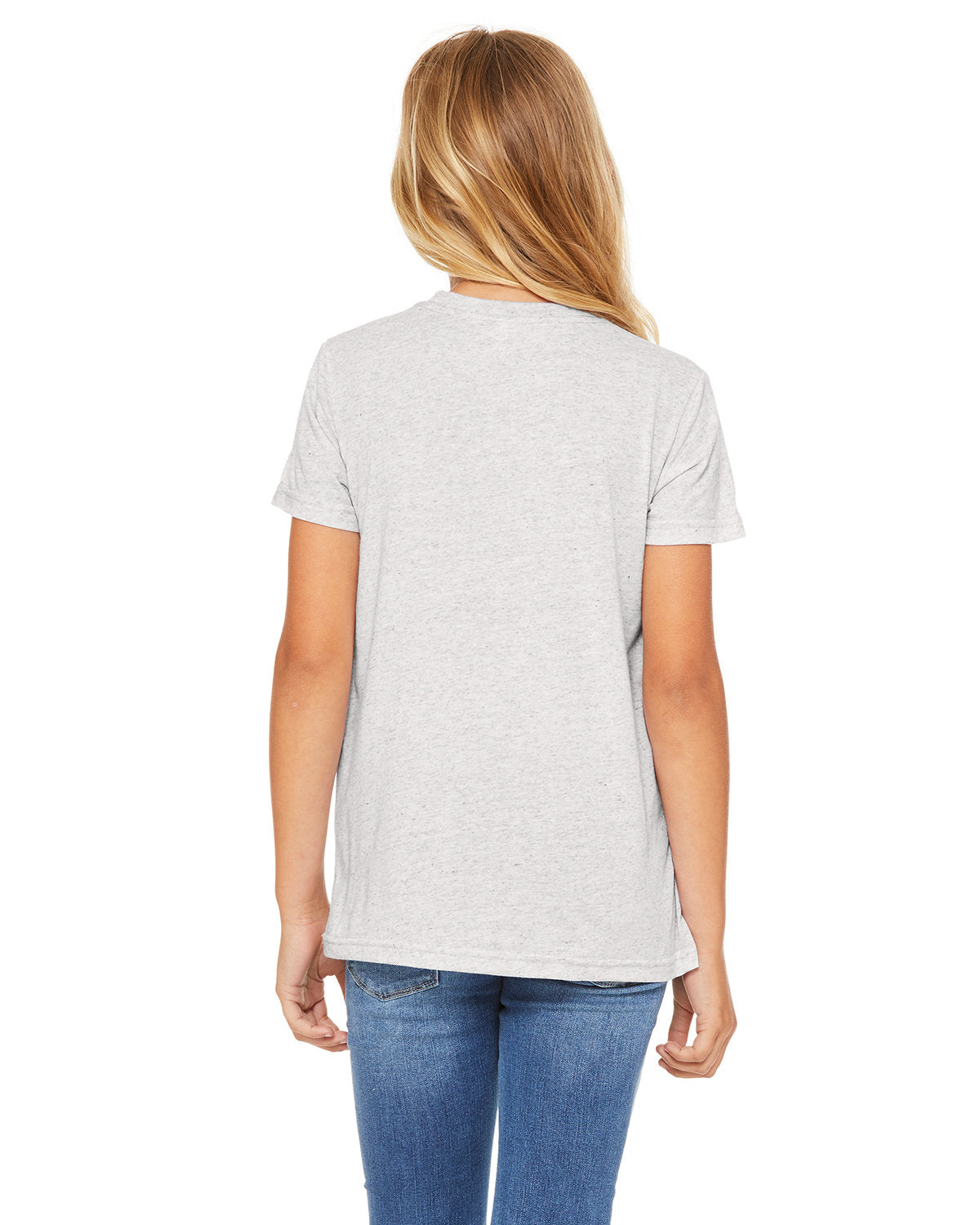 Bella + Canvas 3413Y Youth Tri-Blend Short Sleeve T-Shirt - Soft & Comfortable Kids Tee for Everyday Wear, School & Play