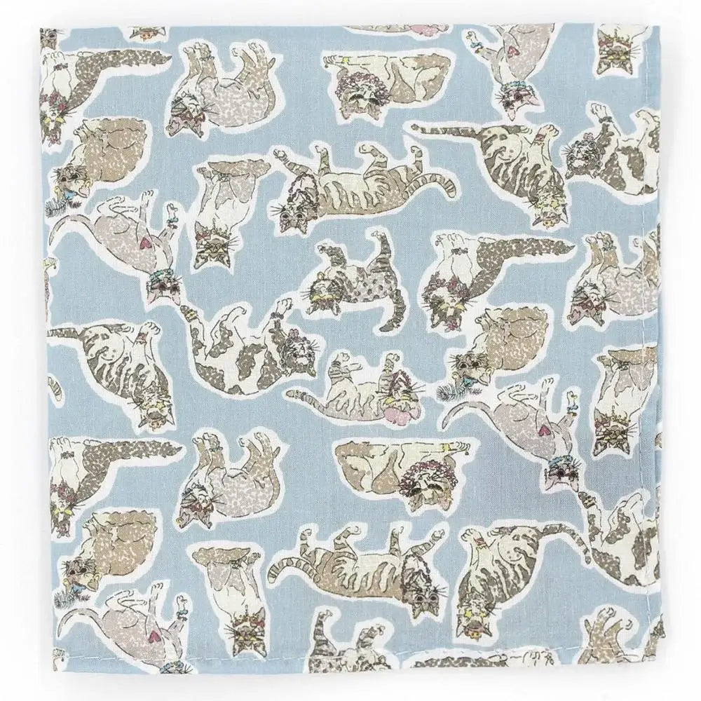 L.A. Smith Blue Hank Handmade with Premium Liberty Fabric - Perfect for Home Decor, Gift Giving & Fashion Accessories