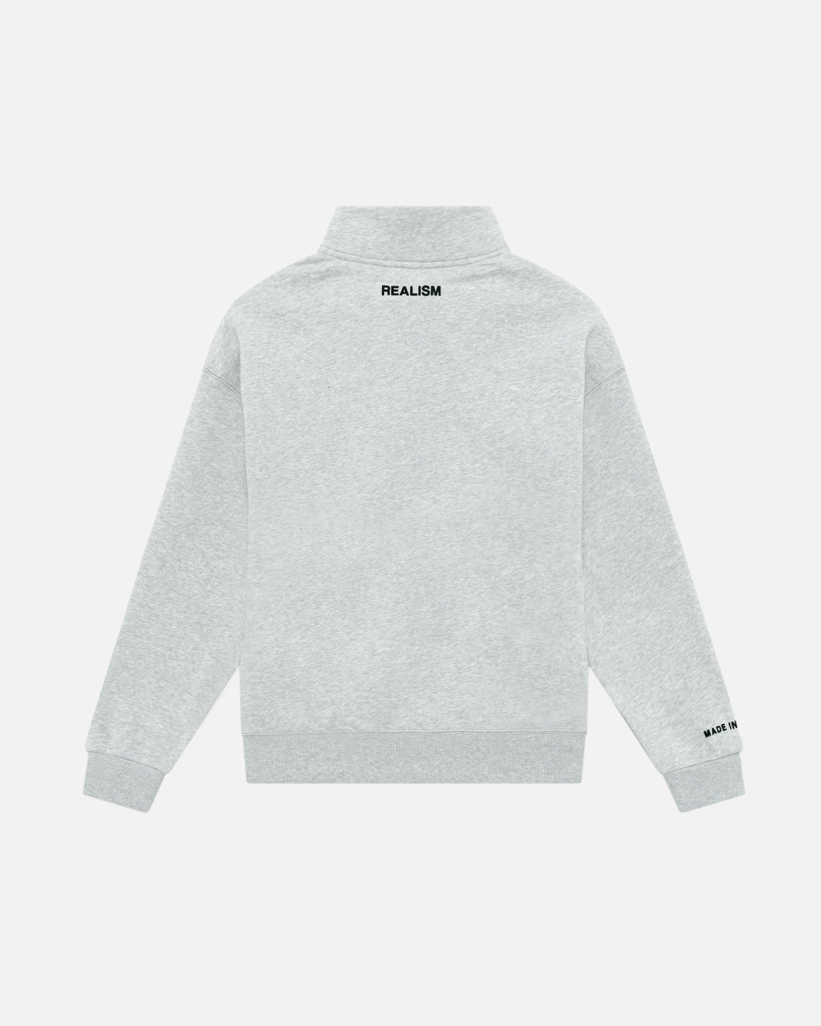 Premium SSS Realism Elite Half Zip Sweater - Cloud Grey | Comfortable & Stylish Pullover for Outdoor Activities & Casual Wear