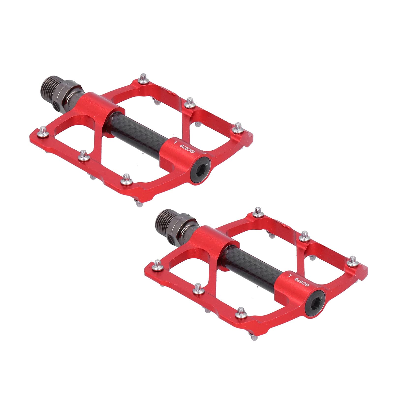 Durable Non-Slip Road Bike Pedals with Anti-Slip Nails - Ideal for Road & Mountain Biking, Commuting & Fitness Training